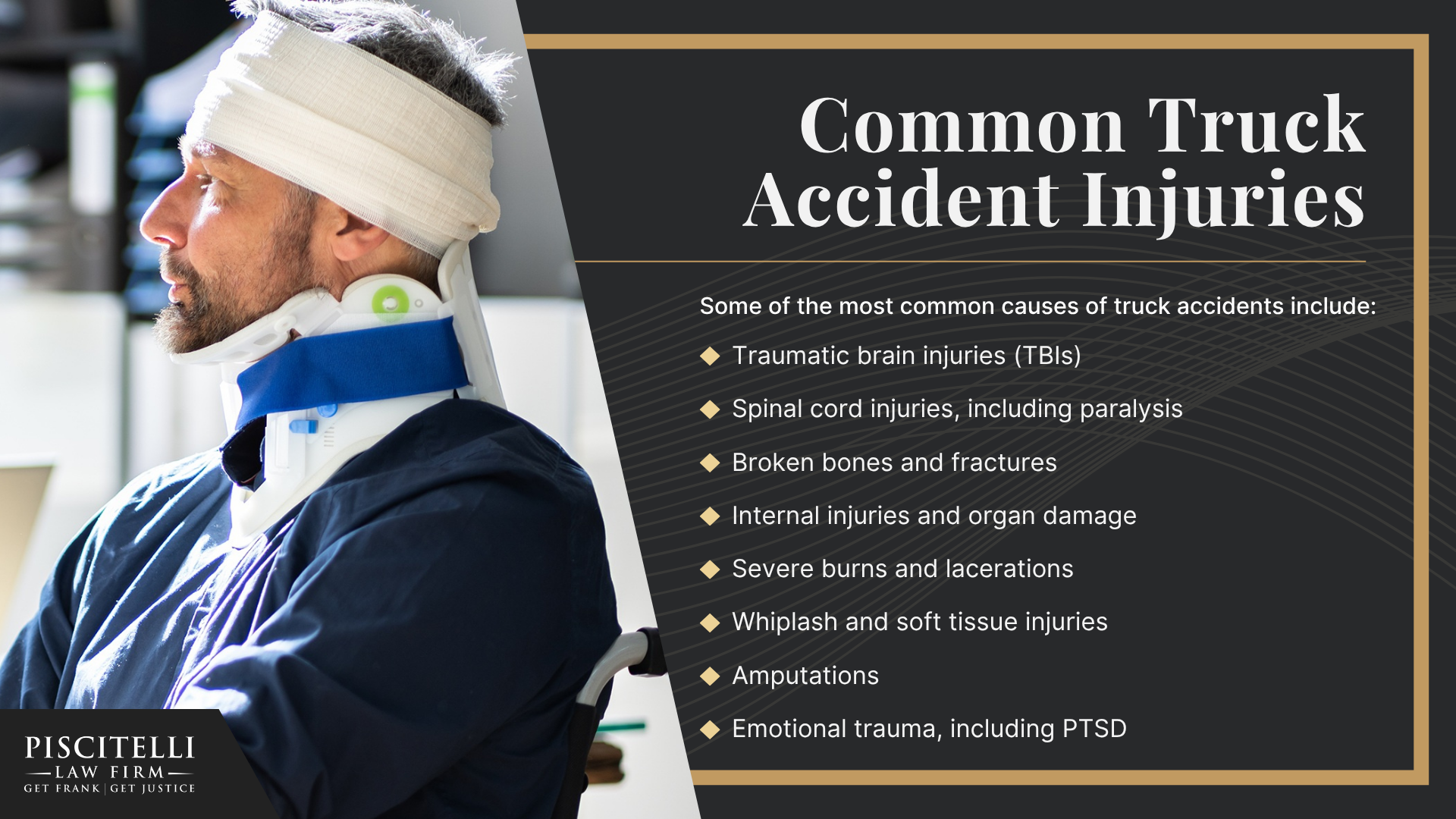 Why Hire a Cleveland Truck Accident Lawyer; Do You Have a Truck Accident Case; Who Can Be Held Liable in a Truck Accident Case; What To Do After a Truck Accident in Cleveland, OH; Gather Evidence for Your Truck Accident Claim; Common Damages in Truck Accident Claims; The Legal Process for Truck Accident Cases in Ohio; Common Causes of Truck Accidents; Common Truck Accident Injuries