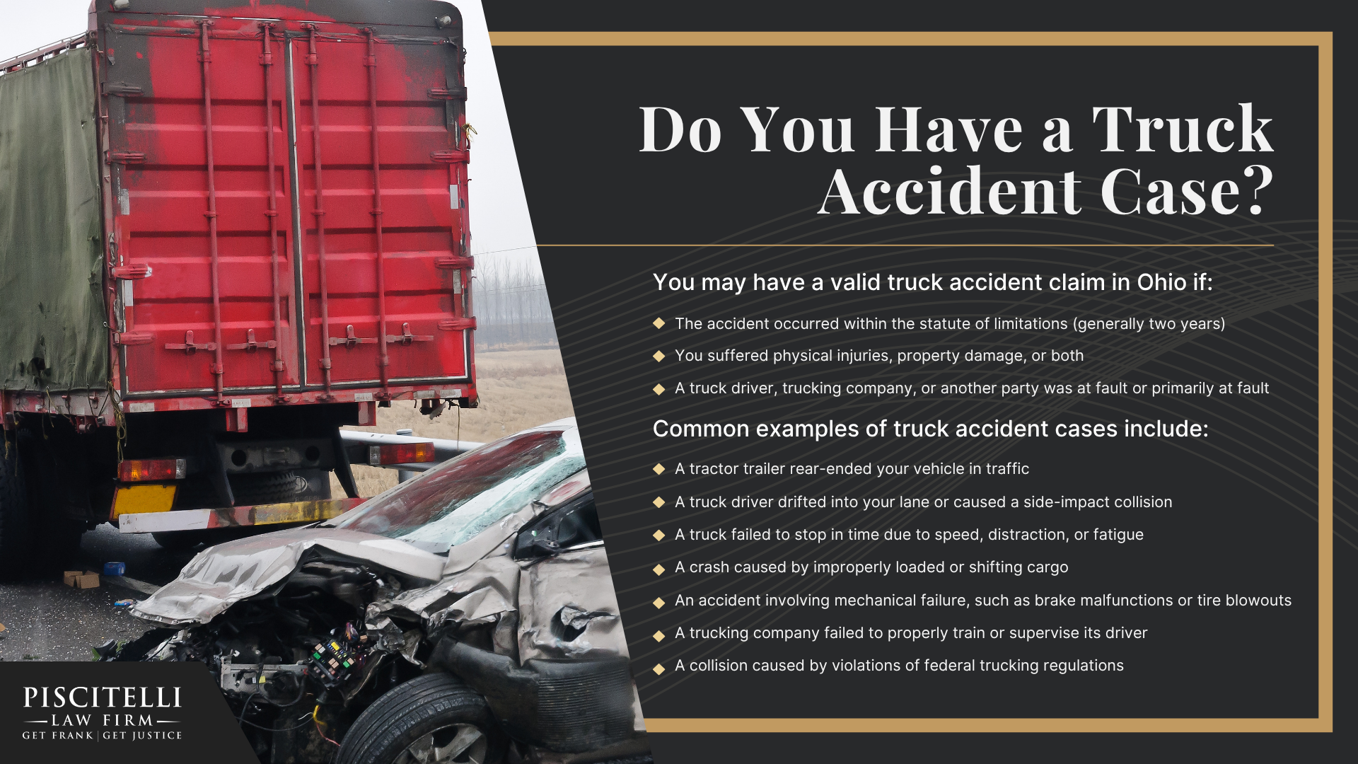 Why Hire a Cleveland Truck Accident Lawyer; Do You Have a Truck Accident Case