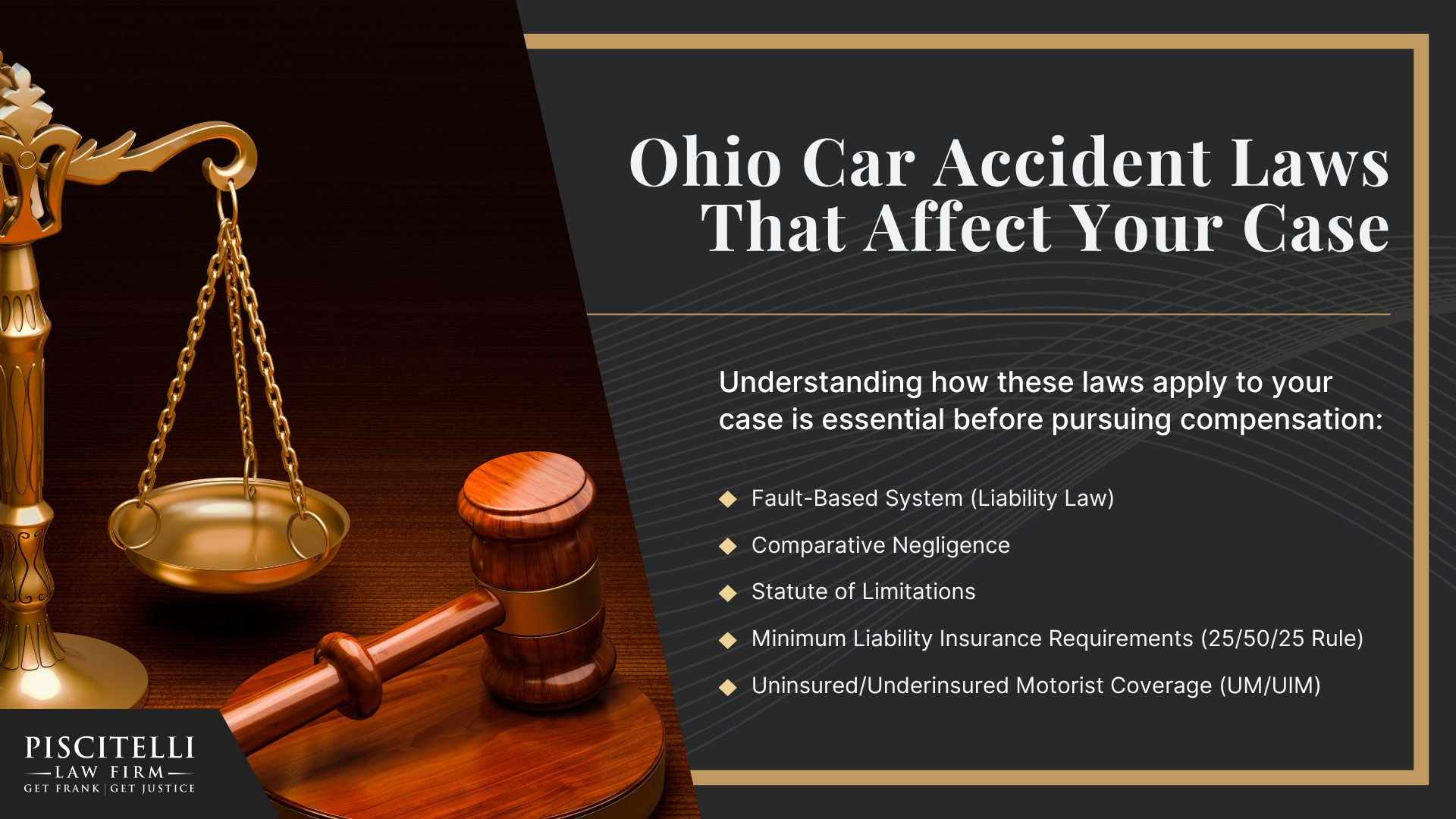Why Should You Hire a Cleveland Car Accident Lawyer; When You May Have a Valid Car Accident Claim in Ohio; Ohio Car Accident Laws That Affect Your Case