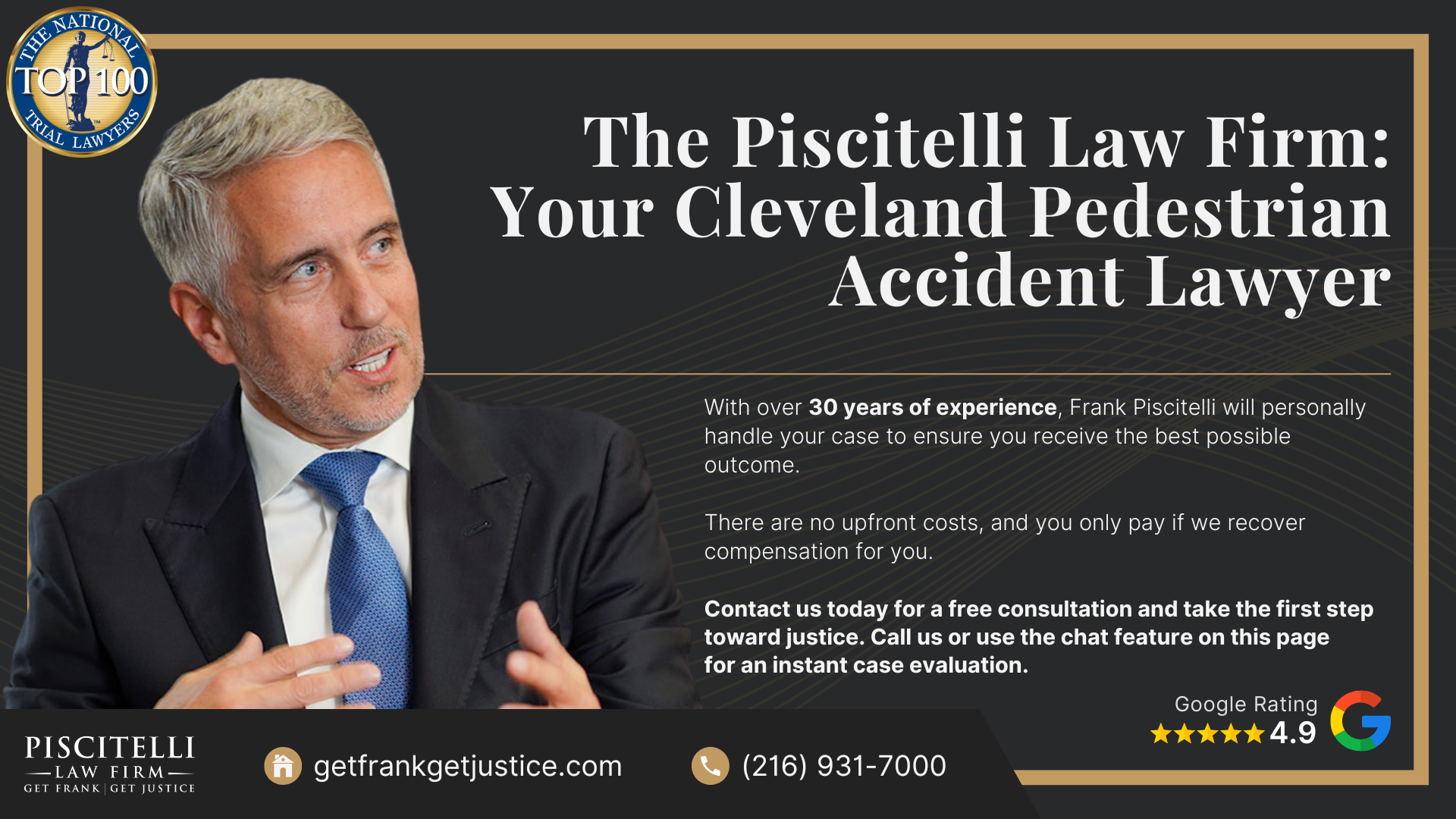 Frank Piscitelli_ One of the Top Ohio Pedestrian Accident Attorneys; How Much Does it Cost to Hire Frank Piscitelli for My Personal Injury Case; What to Do After a Pedestrian Accident in Cleveland, OH; Gathering Evidence for Pedestrian Accident Cases; Damages in a Pedestrian Accident Claim; The Legal Process for a Pedestrian Accident Lawsuit in Ohio; Will I Have to Go to Court for My Pedestrian Accident Case; Frank Piscitelli_ One of the Top Ohio Pedestrian Accident Attorneys; How Much Does it Cost to Hire Frank Piscitelli for My Personal Injury Case; What to Do After a Pedestrian Accident in Cleveland, OH; Gathering Evidence for Pedestrian Accident Cases; Damages in a Pedestrian Accident Claim; The Legal Process for a Pedestrian Accident Lawsuit in Ohio; Will I Have to Go to Court for My Pedestrian Accident Case; Common Pedestrian Accident Injuries; Do You Qualify for a Pedestrian Accident Claim; The Piscitelli Law Firm_ Your Cleveland Pedestrian Accident Lawyer