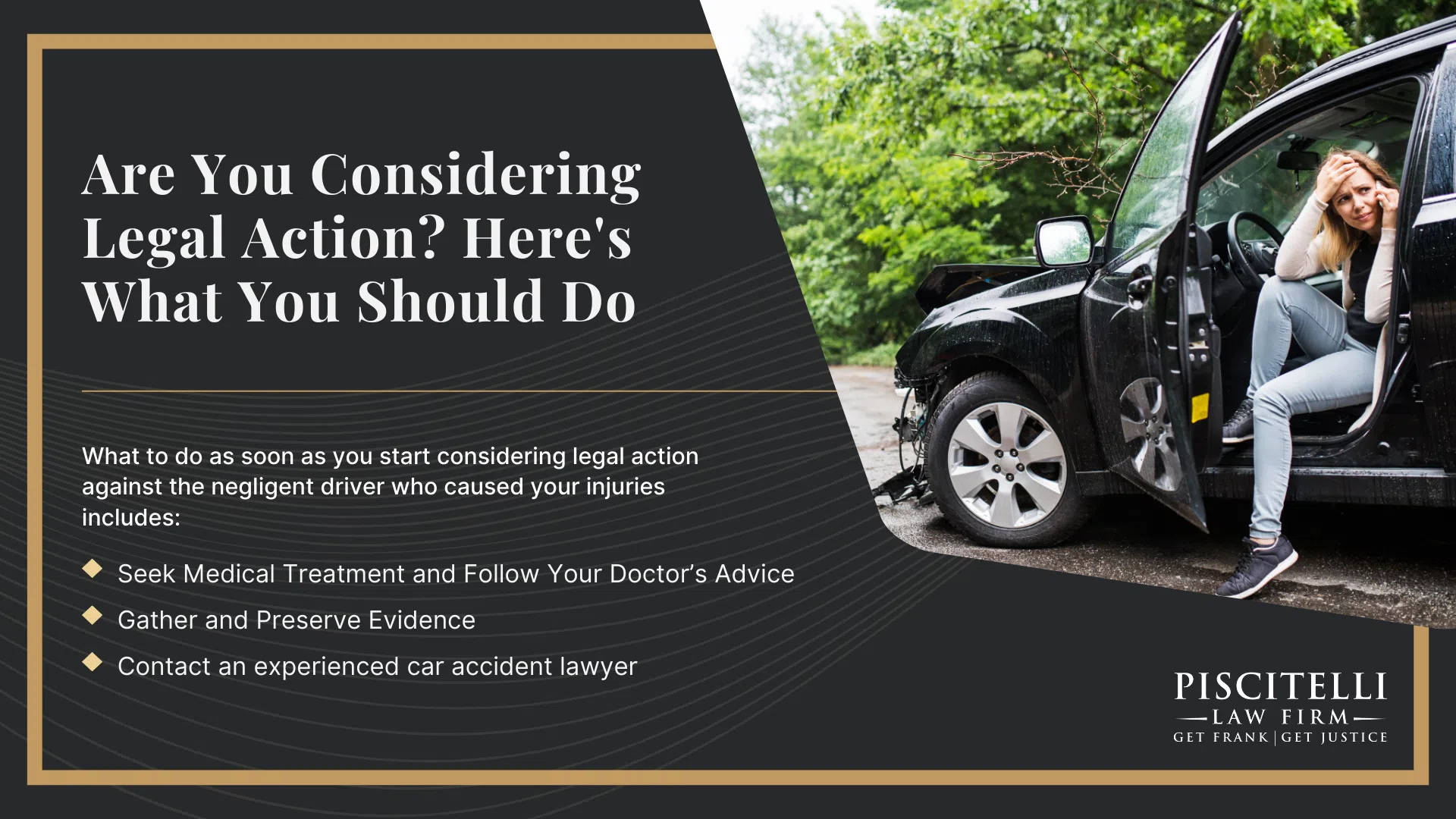 The Car Accident Claim Process; When a Car Accident Case Turns Into a Car Accident Lawsuit; Factors That Affect Your Car Accident Lawsuit Timeline; How Long After a Car Accident Settlement Agreement Do You Get Paid; Why Is a Car Accident Settlement Taking Longer Than Expected; How Your Car Accident Lawyer Can Help Speed Up the Process; Are You Considering Legal Action_ Here's What You Should Do