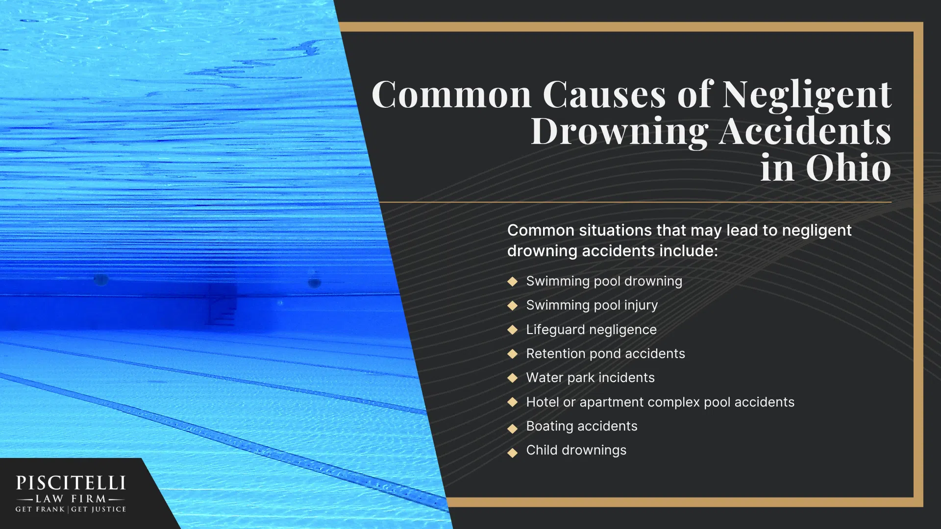 Meet Our Experienced Drowning Accident Lawyer_ Frank Piscitelli; What To Do After an Accidental Drowning in Cleveland, OH; Common Causes of Negligent Drowning Accidents in Ohio