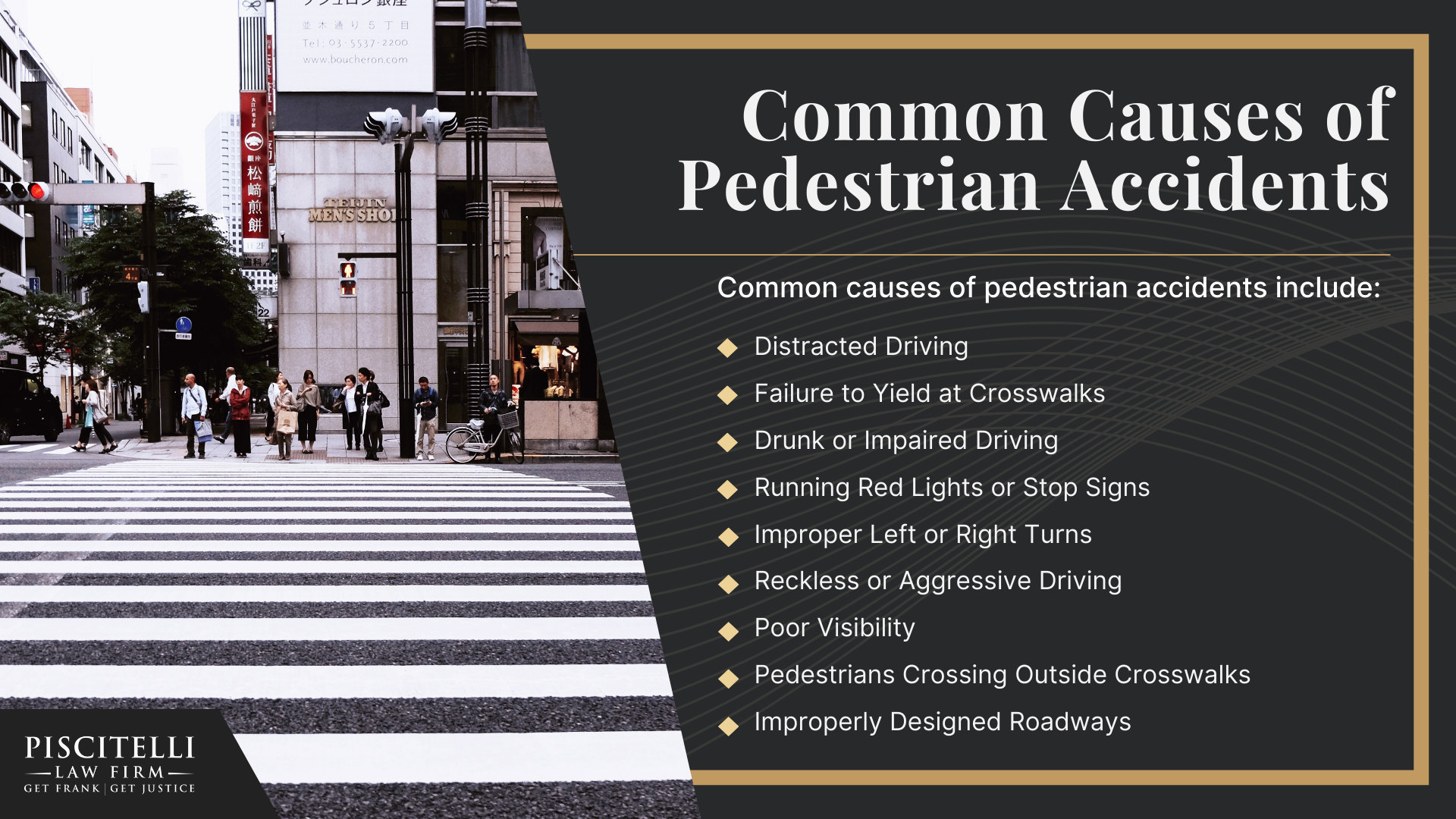 Frank Piscitelli_ One of the Top Ohio Pedestrian Accident Attorneys; What to Do After a Pedestrian Accident in Columbus, OH; Gathering Evidence for Pedestrian Accident Cases; Damages in a Pedestrian Accident Claim; The Legal Process for a Wrongful Death Lawsuit in Ohio Explained; Common Causes of Pedestrian Accidents