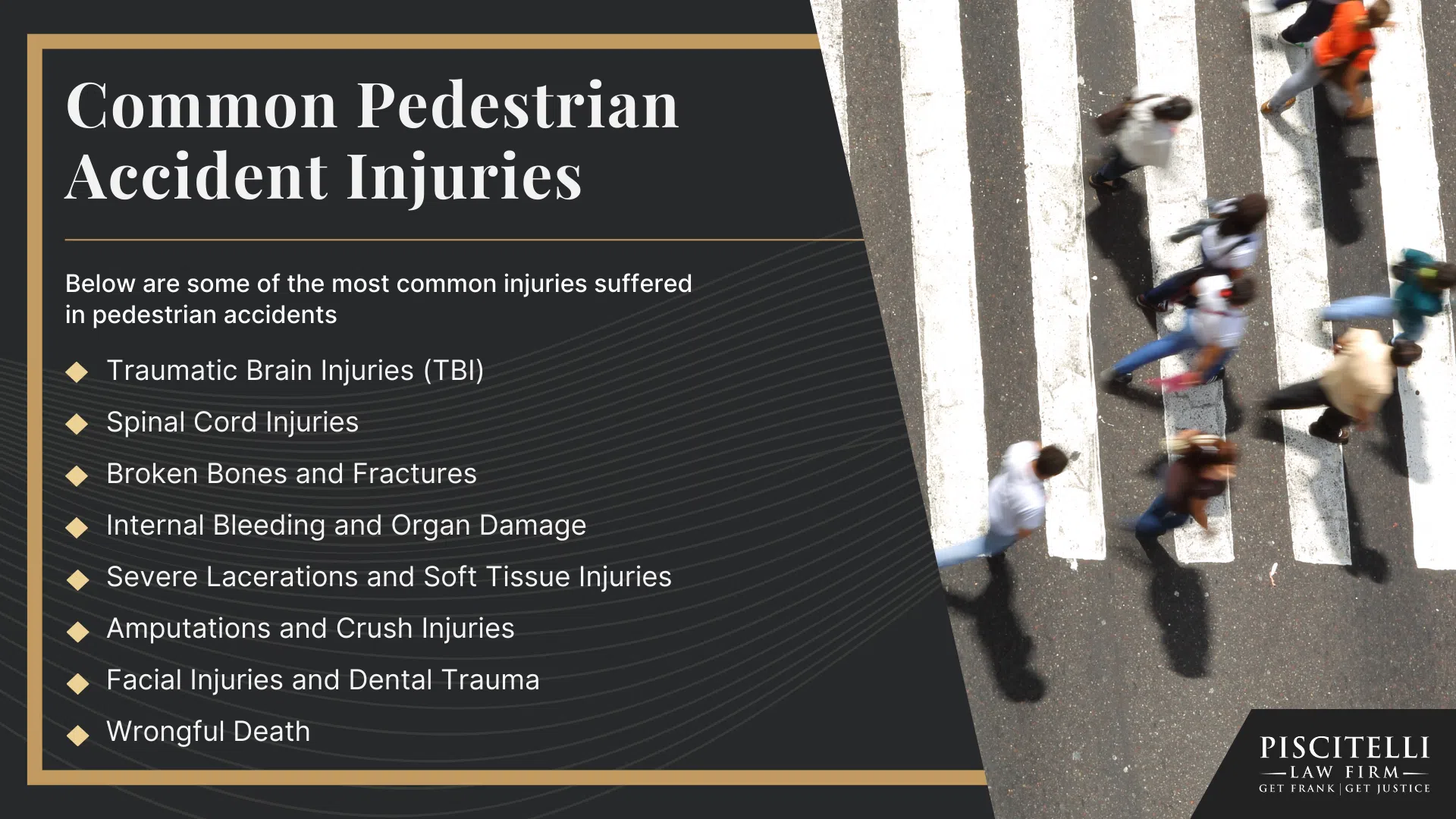 Gathering Evidence for Pedestrian Accident Cases; Damages in a Pedestrian Accident Claim; The Legal Process for a Wrongful Death Lawsuit in Ohio Explained; Common Pedestrian Accident Injuries