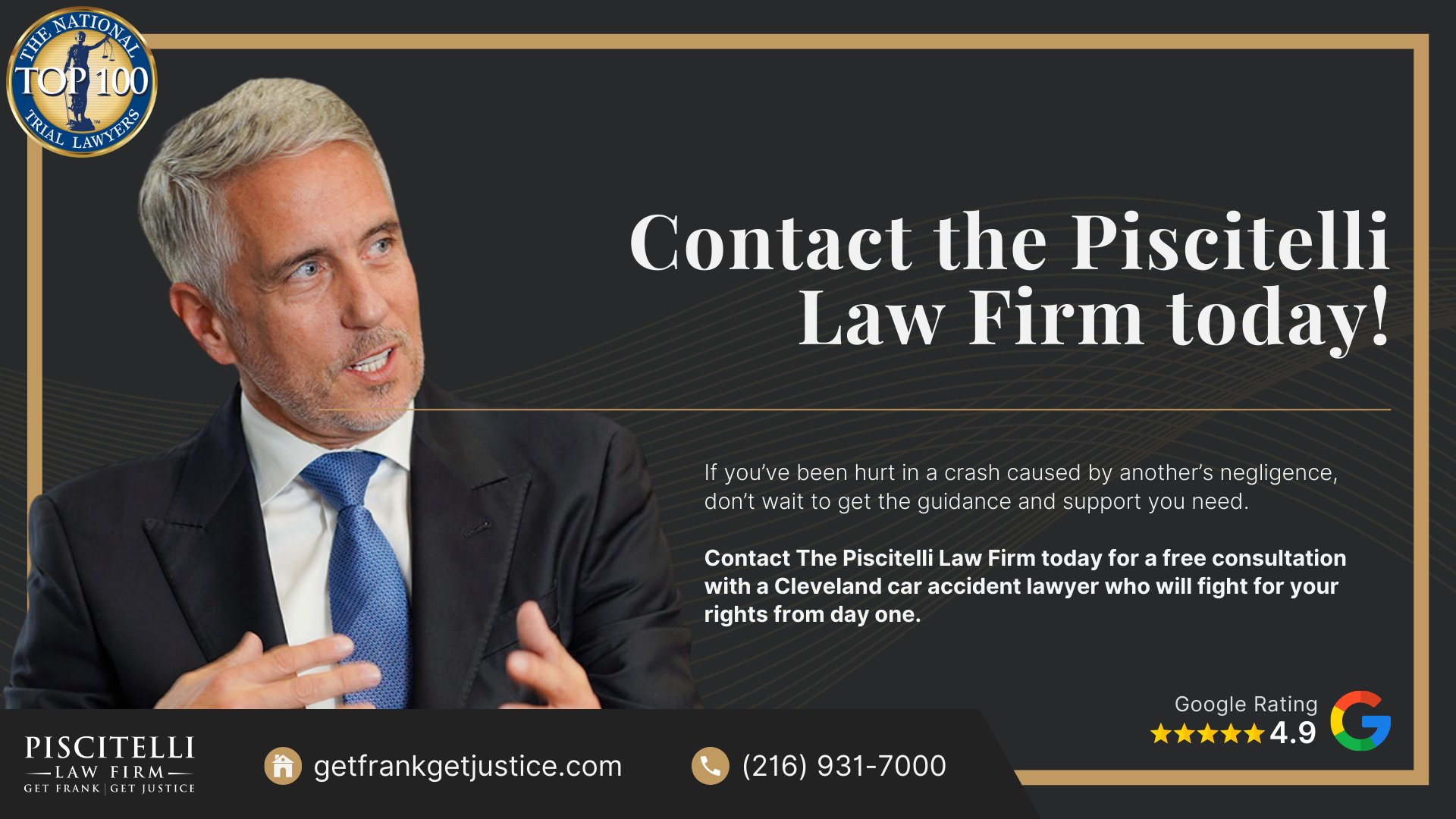 Understanding car accident claims vs. lawsuits in Ohio; The legal process for a car accident claim in Ohio; Evidence for a Car Accident Claim; Common Damages in Car Accident Cases; The benefits of hiring a car accident lawyer in Ohio; Contact the Piscitelli Law Firm today!