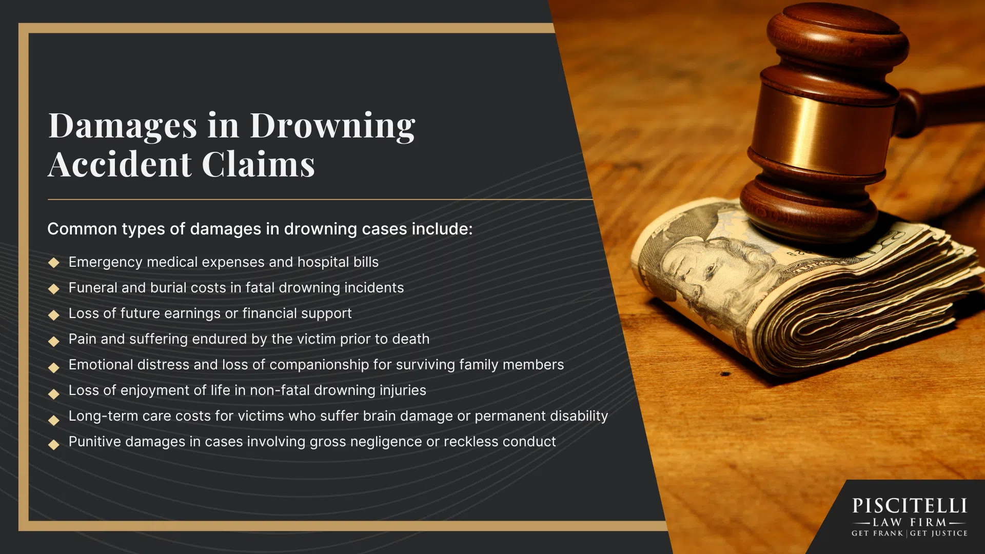 Meet Our Experienced Drowning Accident Lawyer_ Frank Piscitelli; What To Do After an Accidental Drowning in Cleveland, OH; Common Causes of Negligent Drowning Accidents in Ohio; The Legal Process for a Drowning Accident Case in Ohio; Gathering Evidence for Drowning Cases; Damages in Drowning Accident Claims
