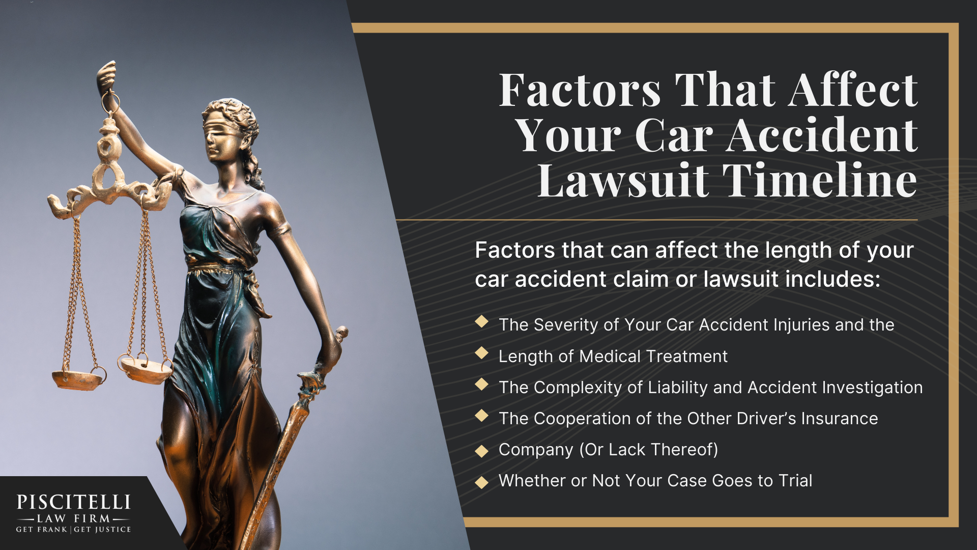 The Car Accident Claim Process; When a Car Accident Case Turns Into a Car Accident Lawsuit; Factors That Affect Your Car Accident Lawsuit Timeline
