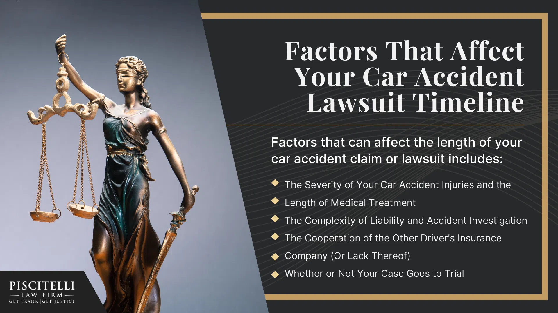 The Car Accident Claim Process; When a Car Accident Case Turns Into a Car Accident Lawsuit; Factors That Affect Your Car Accident Lawsuit Timeline