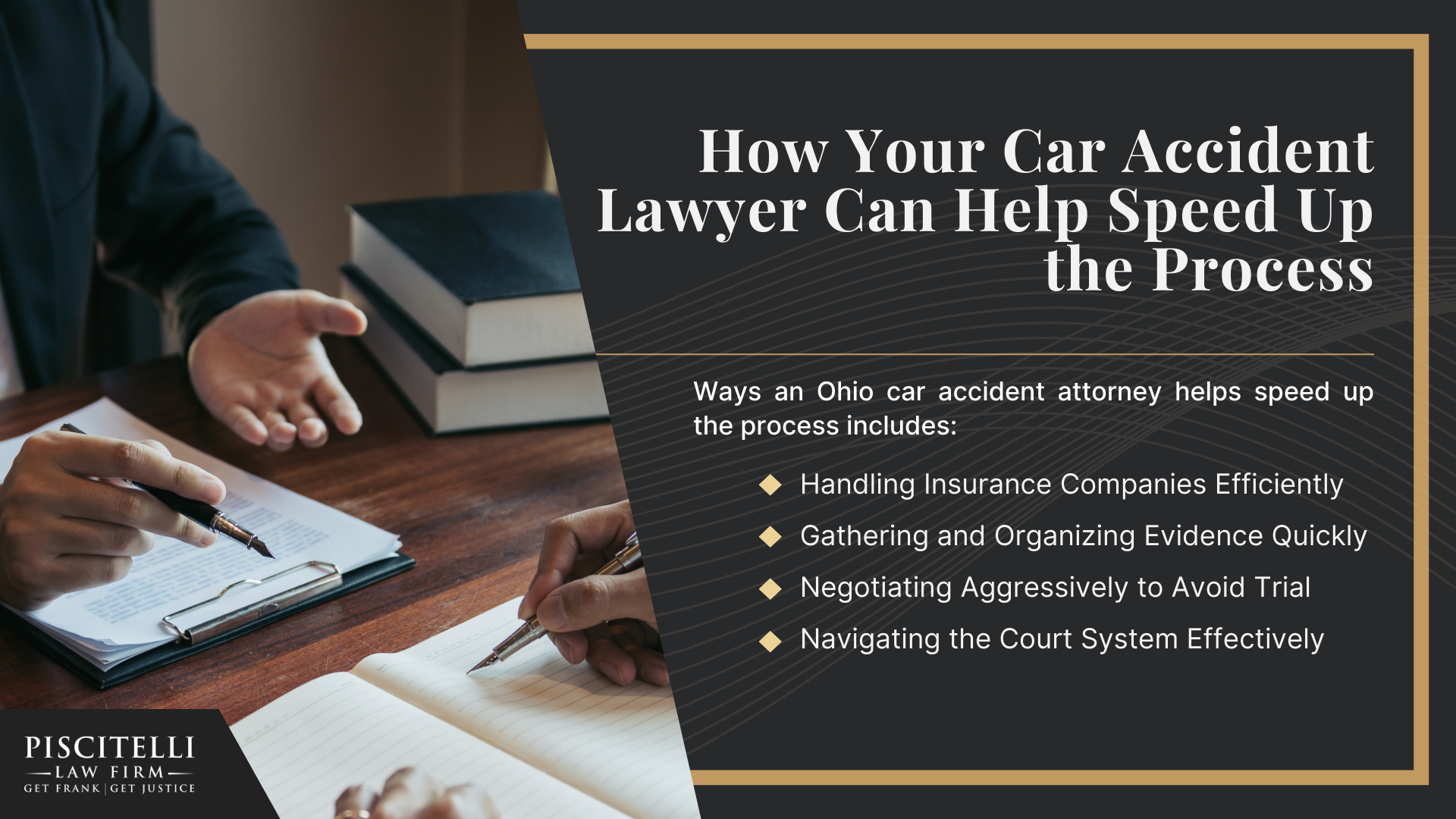 The Car Accident Claim Process; When a Car Accident Case Turns Into a Car Accident Lawsuit; Factors That Affect Your Car Accident Lawsuit Timeline; How Long After a Car Accident Settlement Agreement Do You Get Paid; Why Is a Car Accident Settlement Taking Longer Than Expected; How Your Car Accident Lawyer Can Help Speed Up the Process