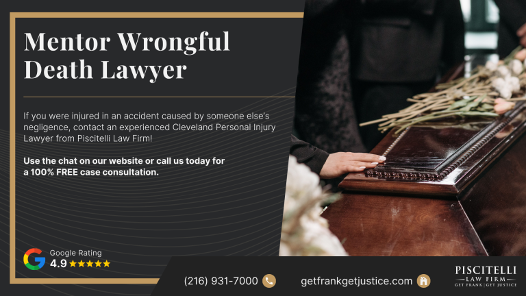 Mentor Wrongful Death Lawyer; Meet Frank Piscitelli_ One of Cleveland's Top Motorcycle Accident Attorneys; The Legal Process for a Wrongful Death Lawsuit in Ohio Explained; Who Can File a Wrongful Death Claim in Ohio; Actionable Steps to Take After a Wrongful Death in Ohio; Gathering Evidence for a Wrongful Death Lawsuit; Damages in Wrongful Death Cases; Do You Qualify for a Cleveland Wrongful Death Case; The Piscitelli Law Firm_ Your Cleveland Wrongful Death Lawyer