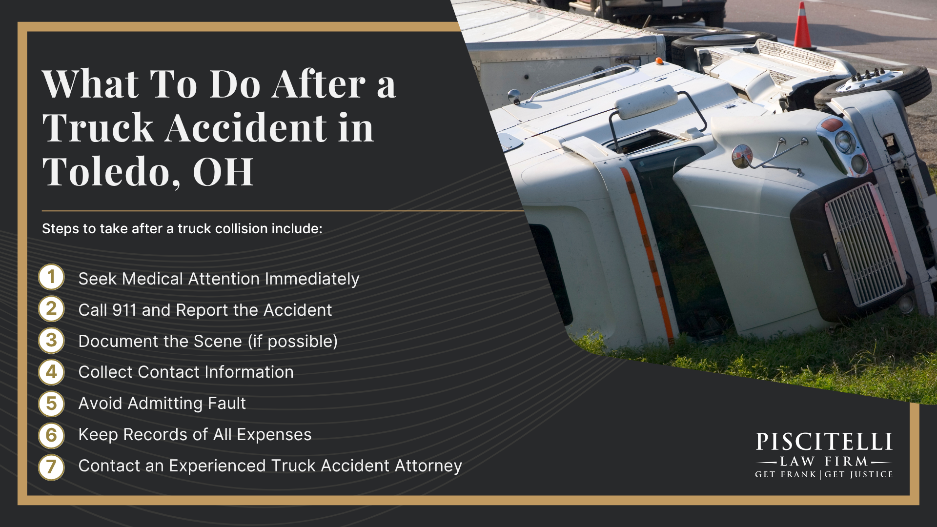 Meet Frank Piscitelli_ One of Toledo's Top Truck Accident Attorneys; What To Do After a Truck Accident in Toledo, OH
