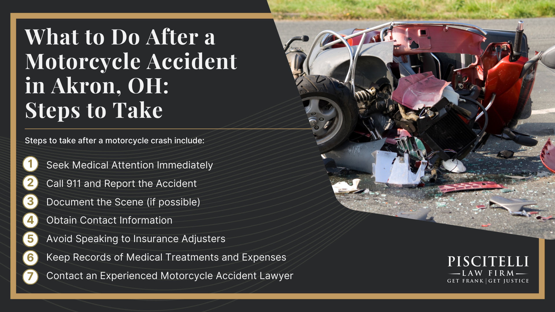 Meet Frank Piscitelli_ One of Akron's Top Motorcycle Accident Attorneys; What to Do After a Motorcycle Accident in Akron, OH_ Steps to Take