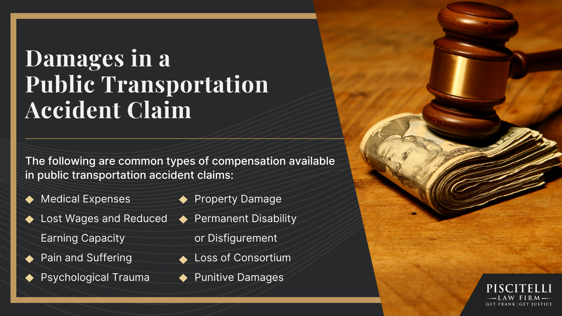 Frank Piscitelli_ One of Lakewood's Top Public Transportation and Bus Accident Lawyers; What to Do After a Public Transportation Accident in Lakewood, OH; Gather Evidence for a Public Transportation Injury Claim; Damages in a Public Transportation Accident Claim