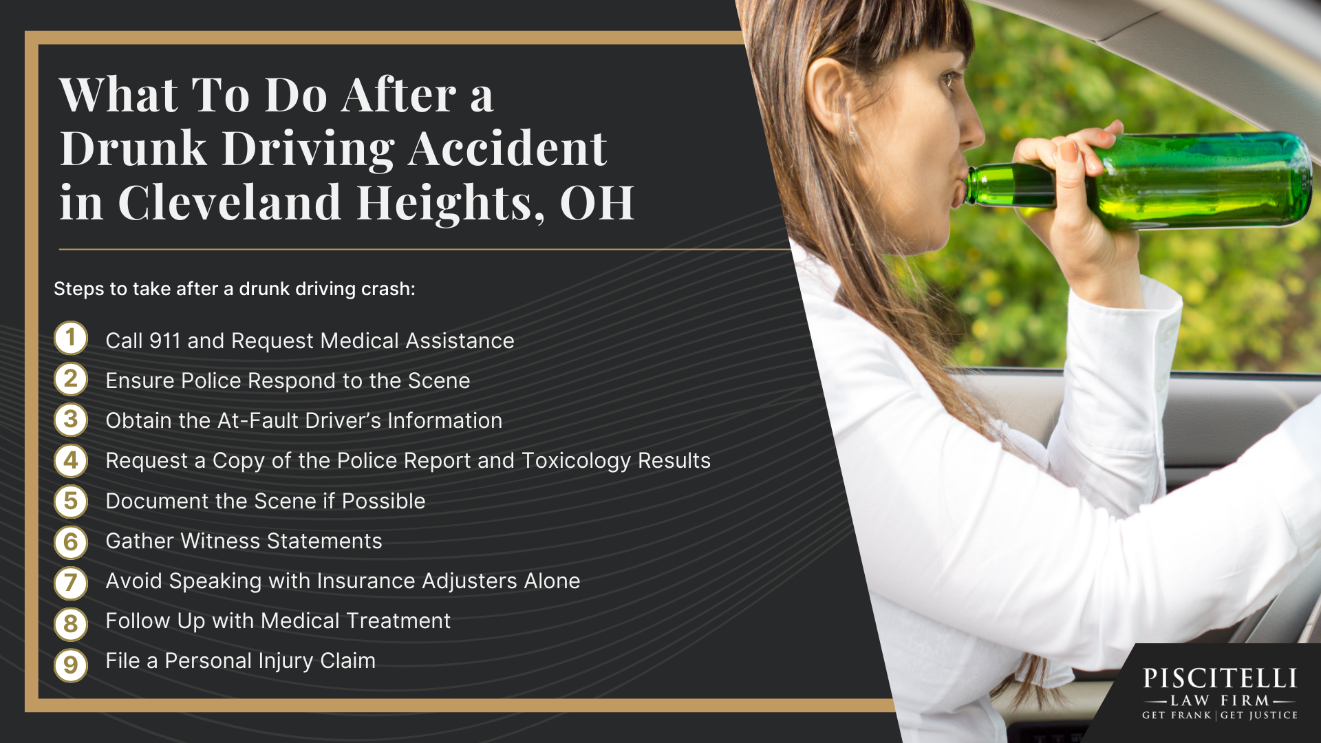 Frank Piscitelli_ One of Cleveland Heights' Top Drunk Driving Accident Attorneys; What To Do After a Drunk Driving Accident in Cincinnati, OH