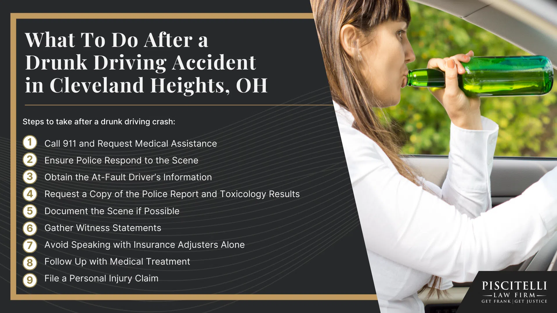 Frank Piscitelli_ One of Cleveland Heights' Top Drunk Driving Accident Attorneys; What To Do After a Drunk Driving Accident in Cincinnati, OH