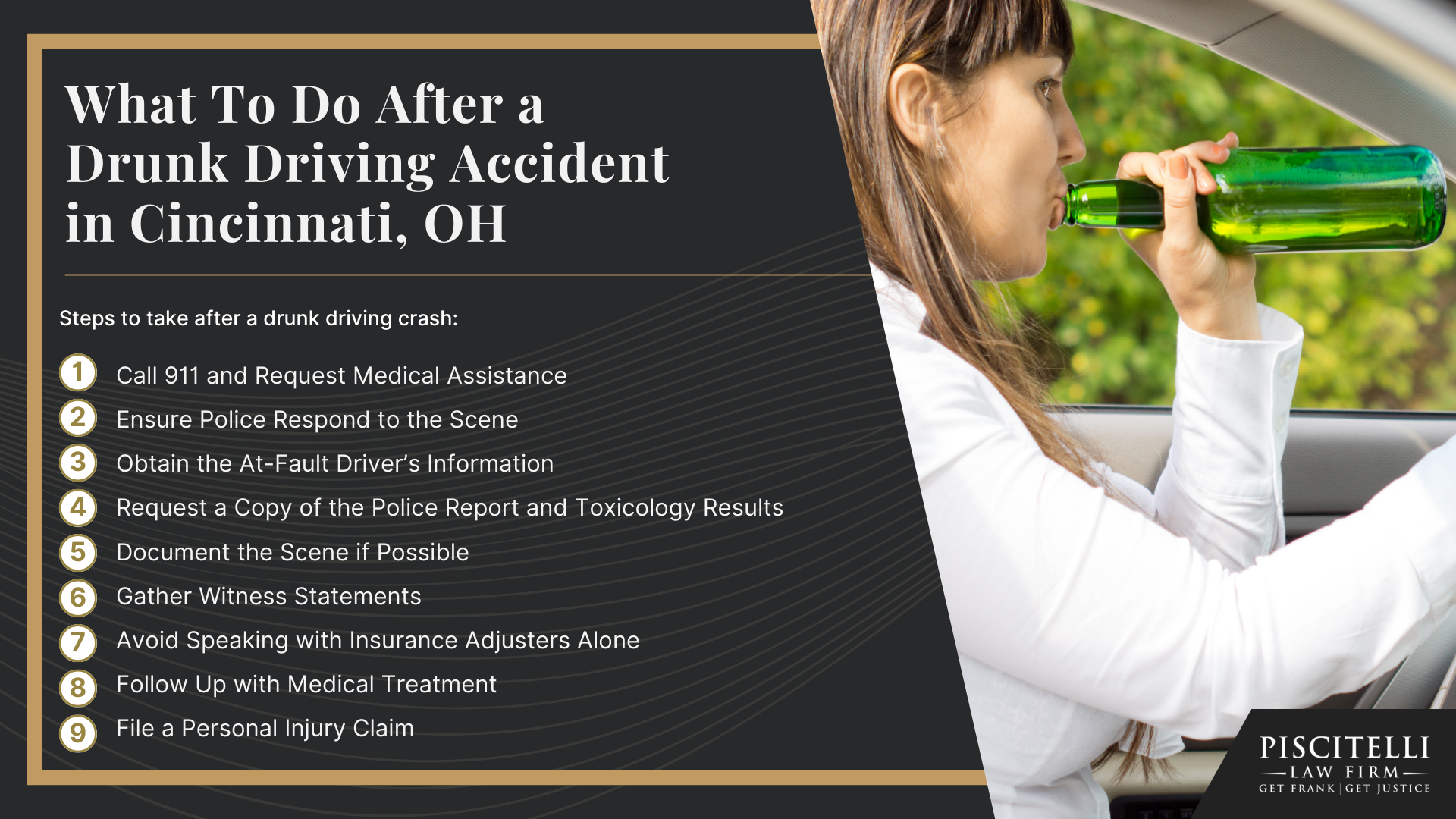 Frank Piscitelli_ One of Cincinnati's Top Drunk Driving Accident Attorneys; What To Do After a Drunk Driving Accident in Cincinnati, OH