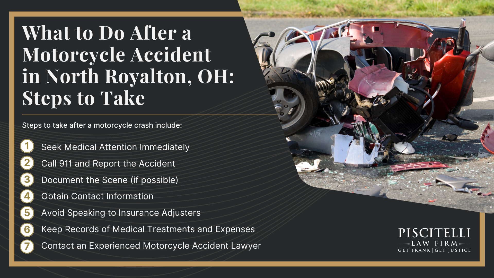 Meet Frank Piscitelli_ One of North Royalton's Top Motorcycle Accident Attorneys; What to Do After a Motorcycle Accident in North Royalton, OH_ Steps to Take