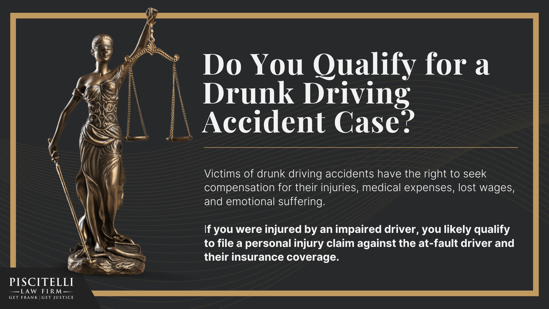 Frank Piscitelli_ One of Westlake's Top Drunk Driving Accident Attorneys; What To Do After a Drunk Driving Accident in Westlake, OH; Gathering Evidence for a DUI Accident Claim; Damages in a Personal Injury Lawsuit for a Drunk Driving Accident; The Legal Process for Drunk Driving Accidents in Ohio; Do You Qualify for a Drunk Driving Accident Case