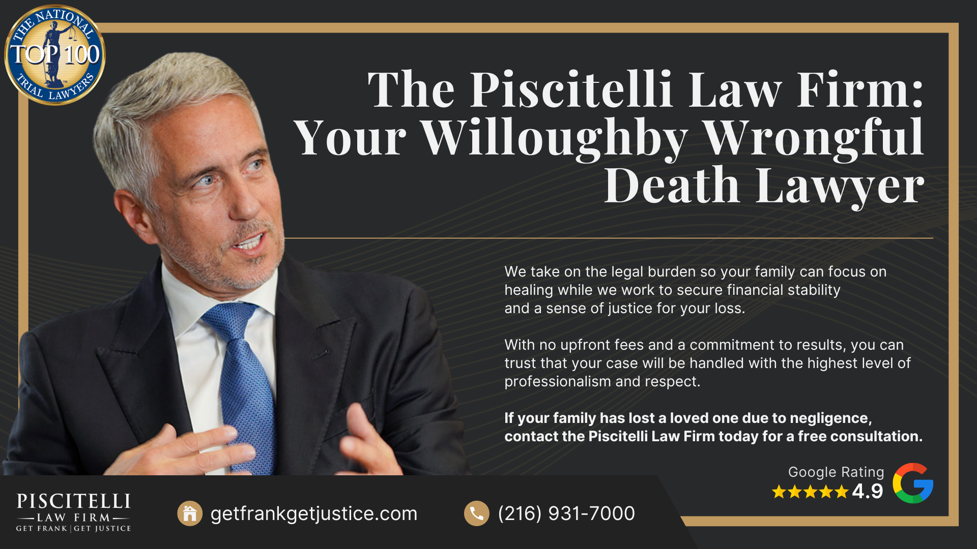 The Legal Process for a Wrongful Death Lawsuit in Ohio Explained; Who Can File a Wrongful Death Claim in Ohio; Actionable Steps to Take After a Wrongful Death in Ohio; Do You Qualify for an Willoughby Wrongful Death Case; The Piscitelli Law Firm_ Your Willoughby Wrongful Death Lawyer