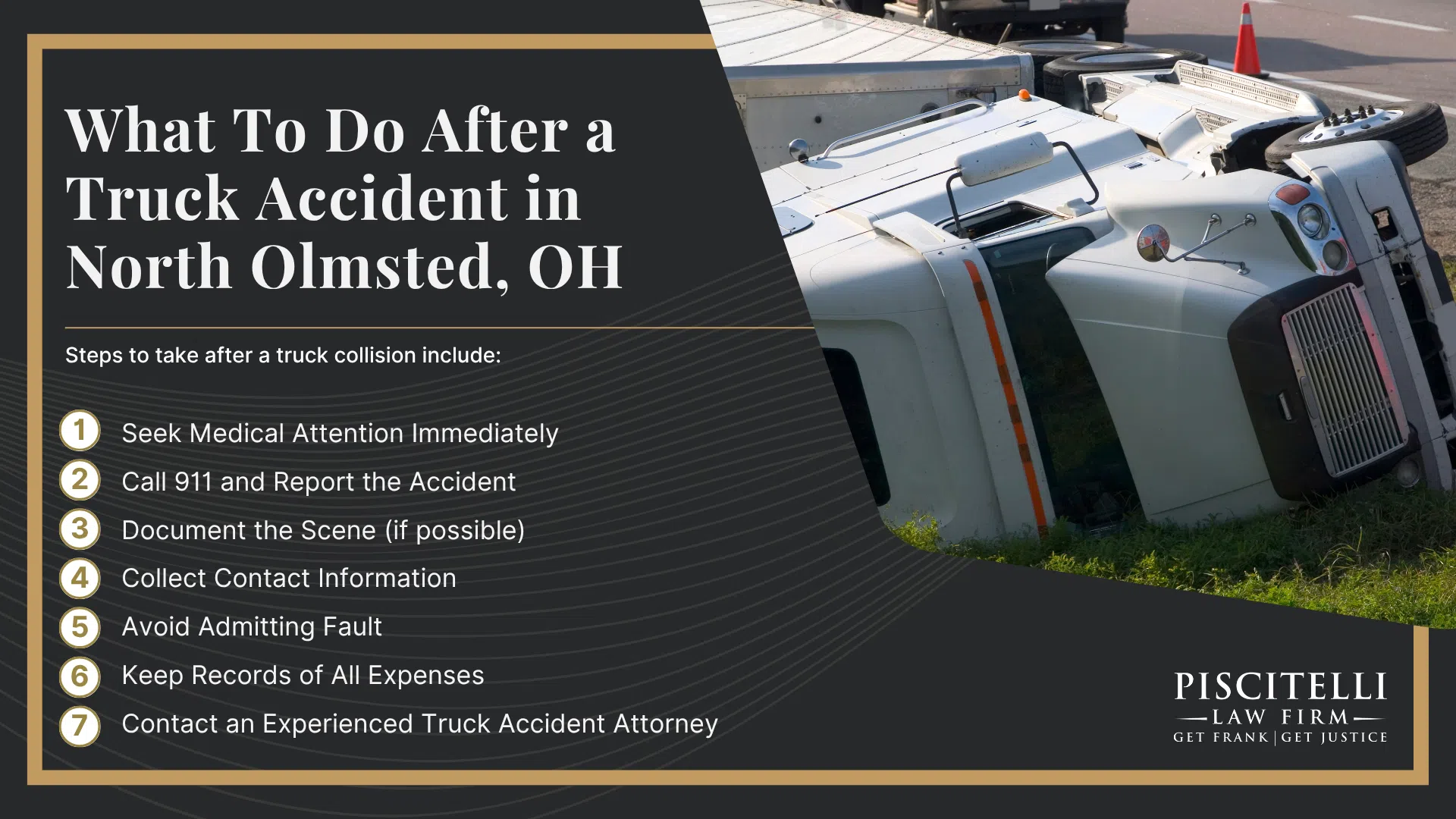 What To Do After a Truck Accident in North Olmsted, OH