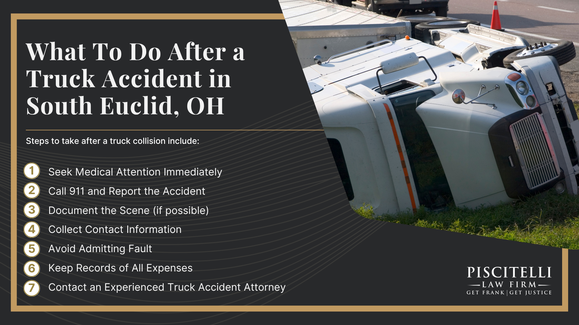Meet Frank Piscitelli_ One of South Euclid's Top Truck Accident Attorneys; What To Do After a Truck Accident in South Euclid, OH