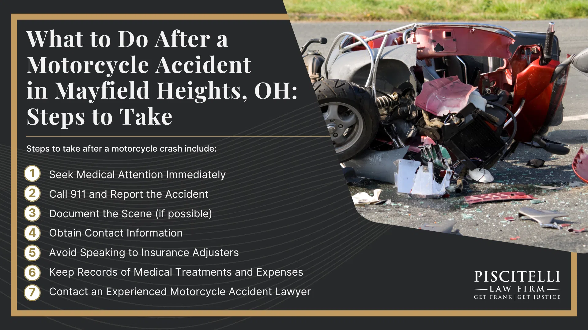 Meet Frank Piscitelli_ One of Painesville's Top Motorcycle Accident Attorneys; What to Do After a Motorcycle Accident in Mayfield Heights, OH_ Steps to Take