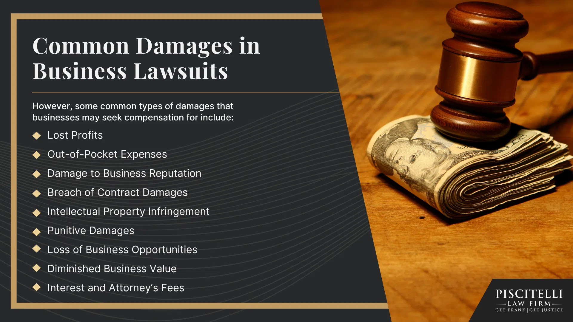 Types of Businesses We Serve; Comprehensive Legal Services for Business Lawsuits; Common Damages in Business Lawsuits