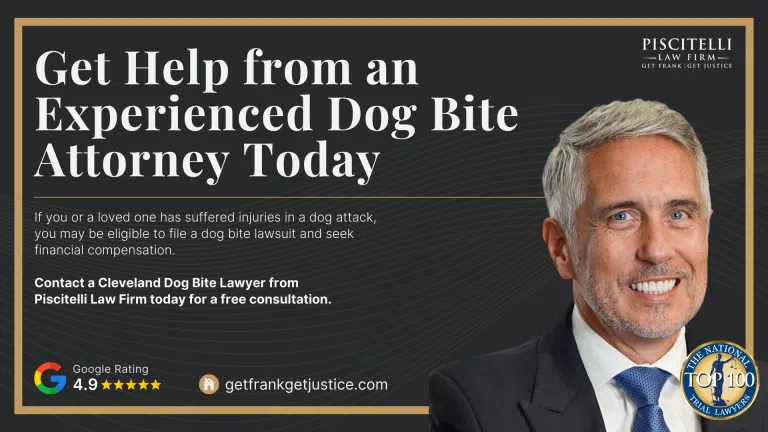 Get Help from an Experienced Dog Bite Attorney Today; Ohio Dog Bite Laws and Strict Liability; Dog Classifications in Ohio; Legal Rights of Dog Bite Victims Under State Law; Minimum Insurance Requirements in Ohio; Common Injuries Caused by Dog Bites; Who Can Be Held Liable in a Dog Bite Case; How Liability Works in Ohio_ Owner Responsibility, Exceptions, Provocation Defenses; Additional Damages That May Be Recovered; The Process of Filing a Dog Attack Claim or Lawsuit in Ohio; Statute of Limitations for Dog Bite Claims in Ohio; How a Dog Bite Lawyer Can Help With Your Case; Why Victims Should Act Quickly and Avoid Dealing With Insurers Alone; Piscitelli Law Firm_ Ohio Dog Bite Lawyer; What To Do After a Dog Bite in Ohio; Understanding Ohio Dog Bite Law; Common Dog Bite Injuries and Their Long-Term Effects; Is a Dog Bite a Criminal Offense or a Minor Misdemeanor in Ohio; What You Can Recover After a Dog Attack in Ohio; How To Report and Document a Dog Bite in Ohio; Why You Should Involve a Dog Bite Lawyer Early; Were You Bitten by a Dog_ You May Be Eligible for a Claim