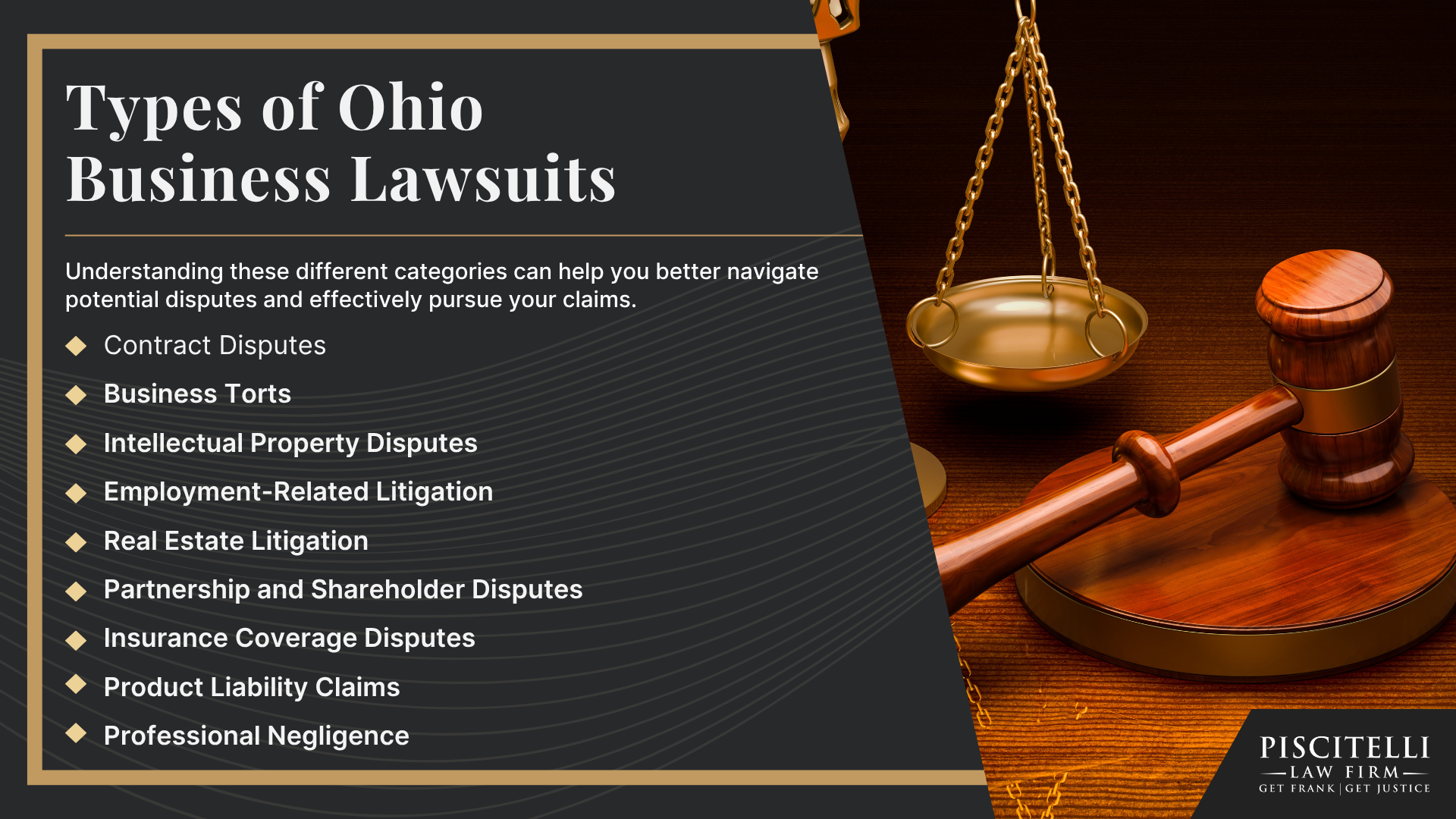 Types of Ohio Business Lawsuits
