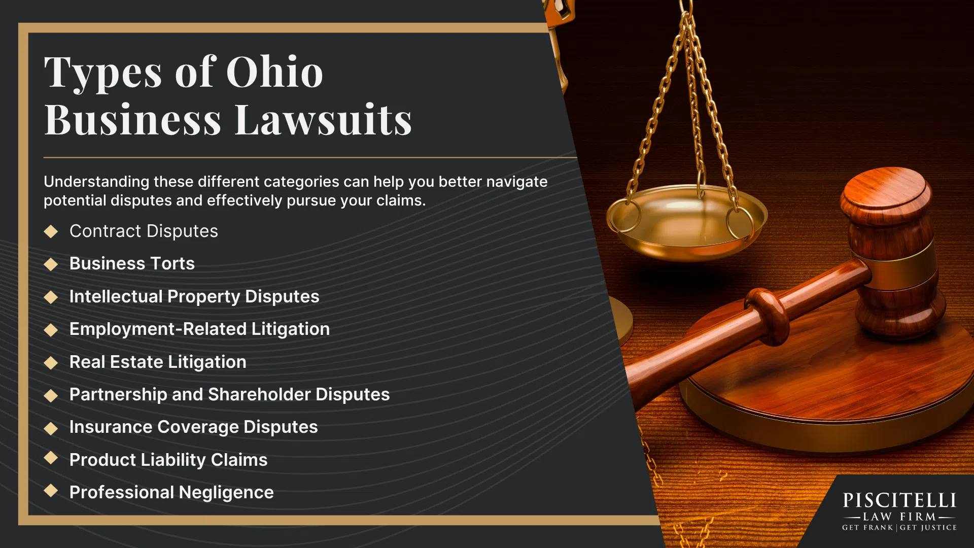 Types of Ohio Business Lawsuits