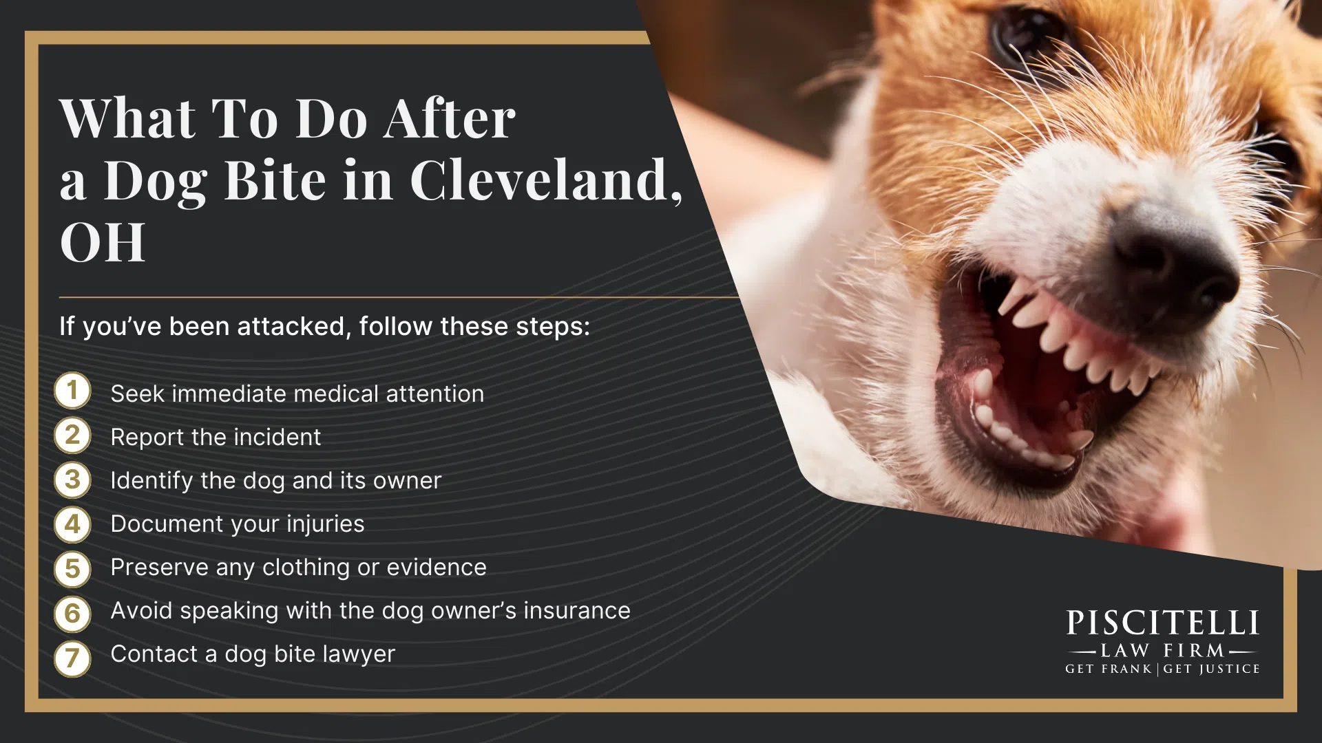 What To Do After a Dog Bite in Cleveland, OH