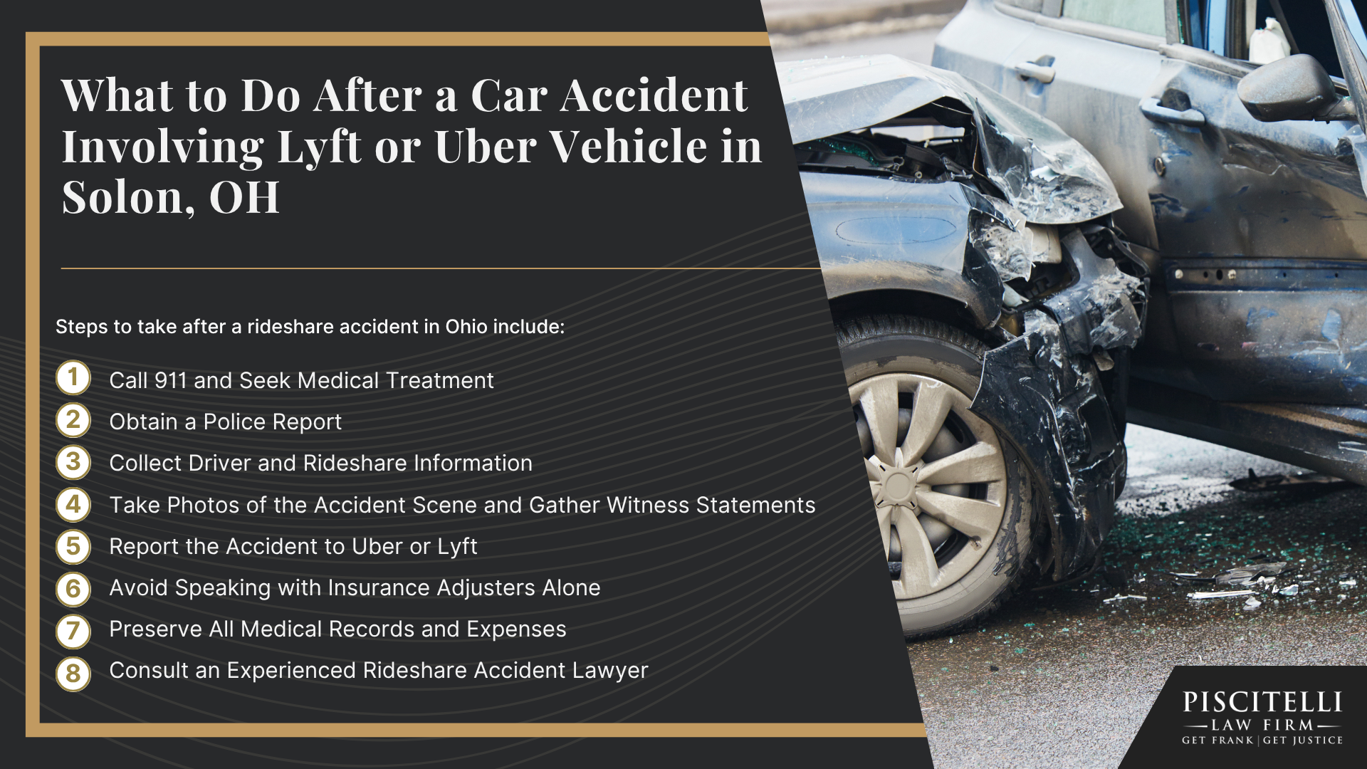 Frank Piscitelli_ One of Solon's Top Uber & Lyft Accident Attorneys; What to Do After a Car Accident Involving Lyft or Uber Vehicle in Solon, OH