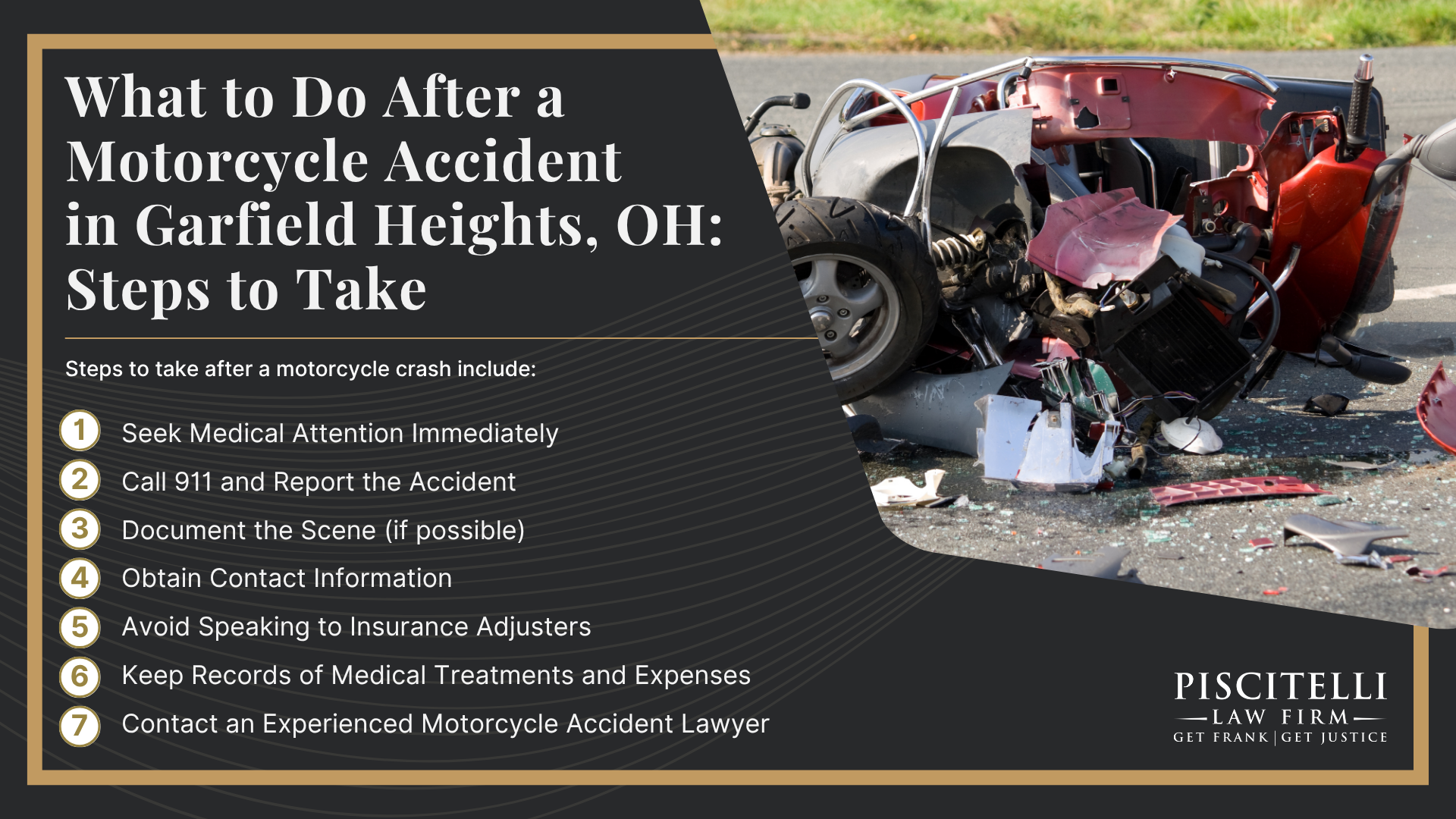 Meet Frank Piscitelli_ One of Garfield Heights' Top Motorcycle Accident Attorneys; What to Do After a Motorcycle Accident in Garfield Heights, OH_ Steps to Take