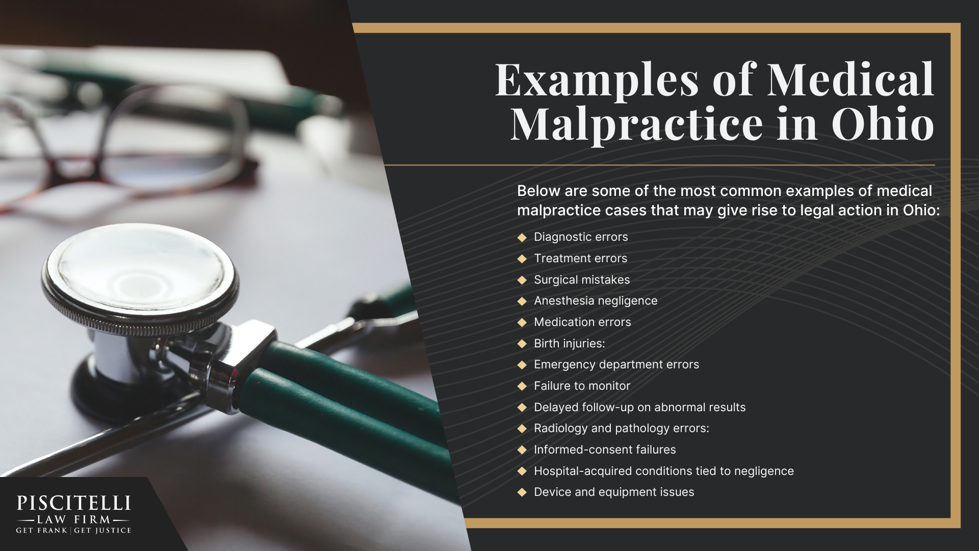 What is Considered Medical Malpractice in the State of Ohio; Examples of Medical Malpractice in Ohio