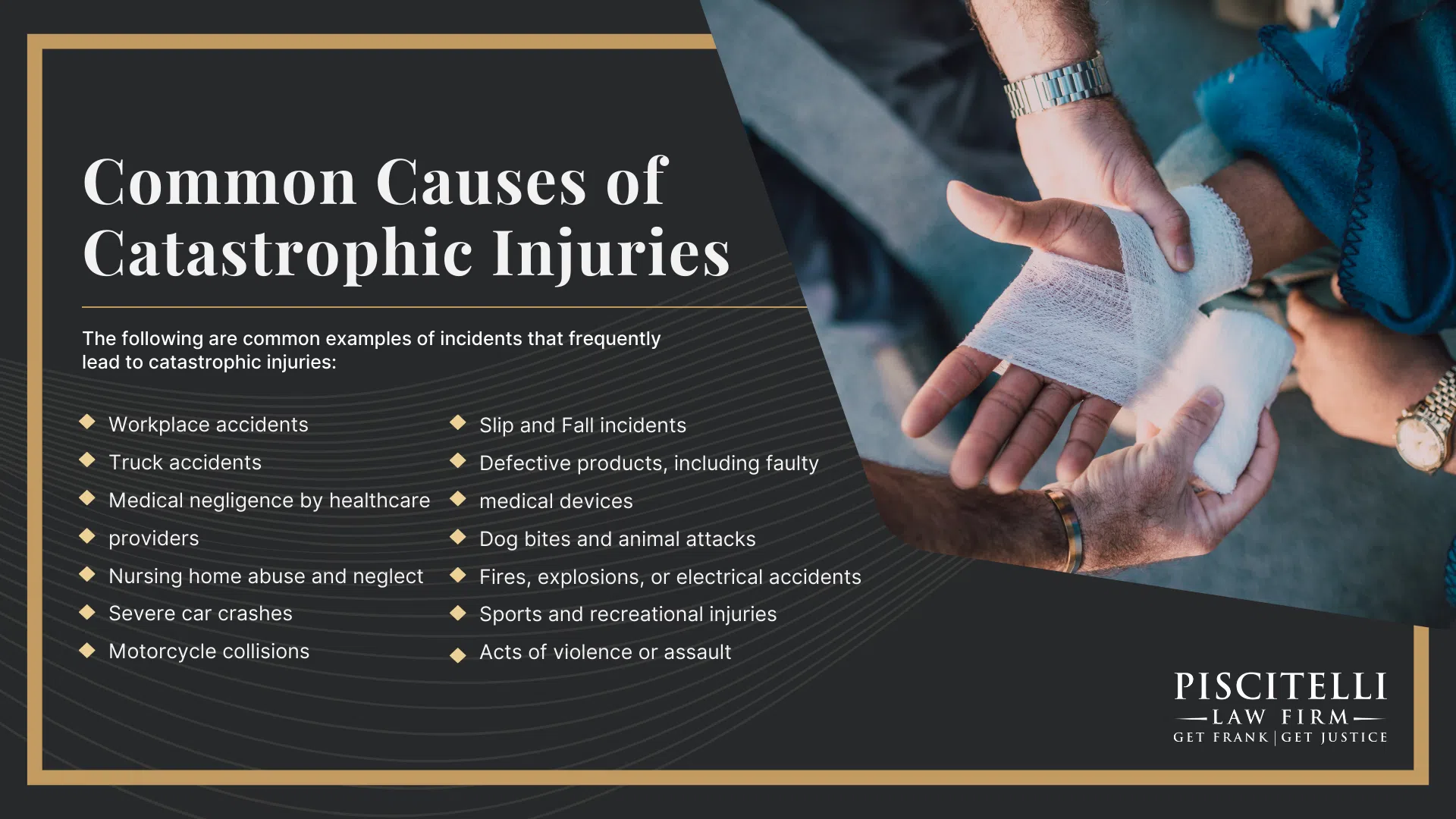 Types of Catastrophic Injuries; Common Causes of Catastrophic Injuries