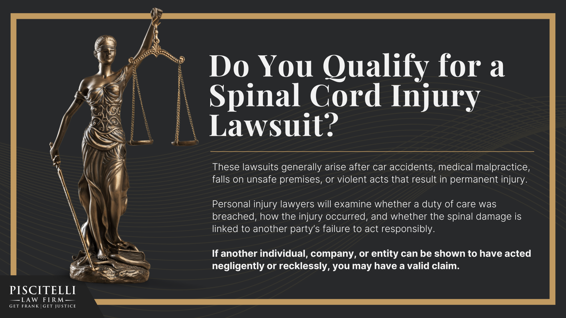 What is a Spinal Cord Injury; Common Causes of Spinal Cord Injuries; Complications and Difficulties of Spinal Cord Injuries; Do You Qualify for a Spinal Cord Injury Lawsuit