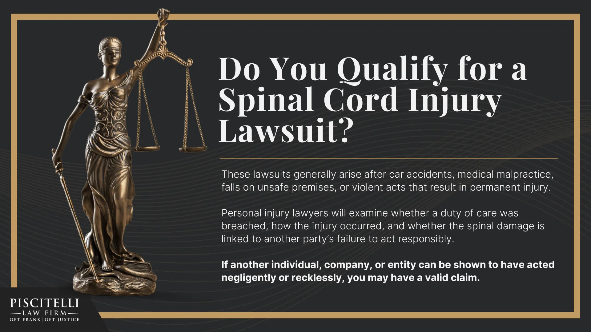 What is a Spinal Cord Injury; Common Causes of Spinal Cord Injuries; Complications and Difficulties of Spinal Cord Injuries; Do You Qualify for a Spinal Cord Injury Lawsuit