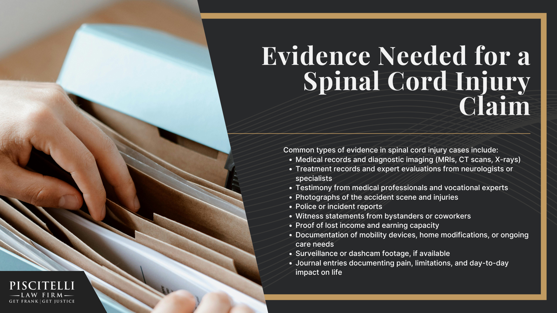 What is a Spinal Cord Injury; Common Causes of Spinal Cord Injuries; Complications and Difficulties of Spinal Cord Injuries; Do You Qualify for a Spinal Cord Injury Lawsuit; Evidence Needed for a Spinal Cord Injury Claim