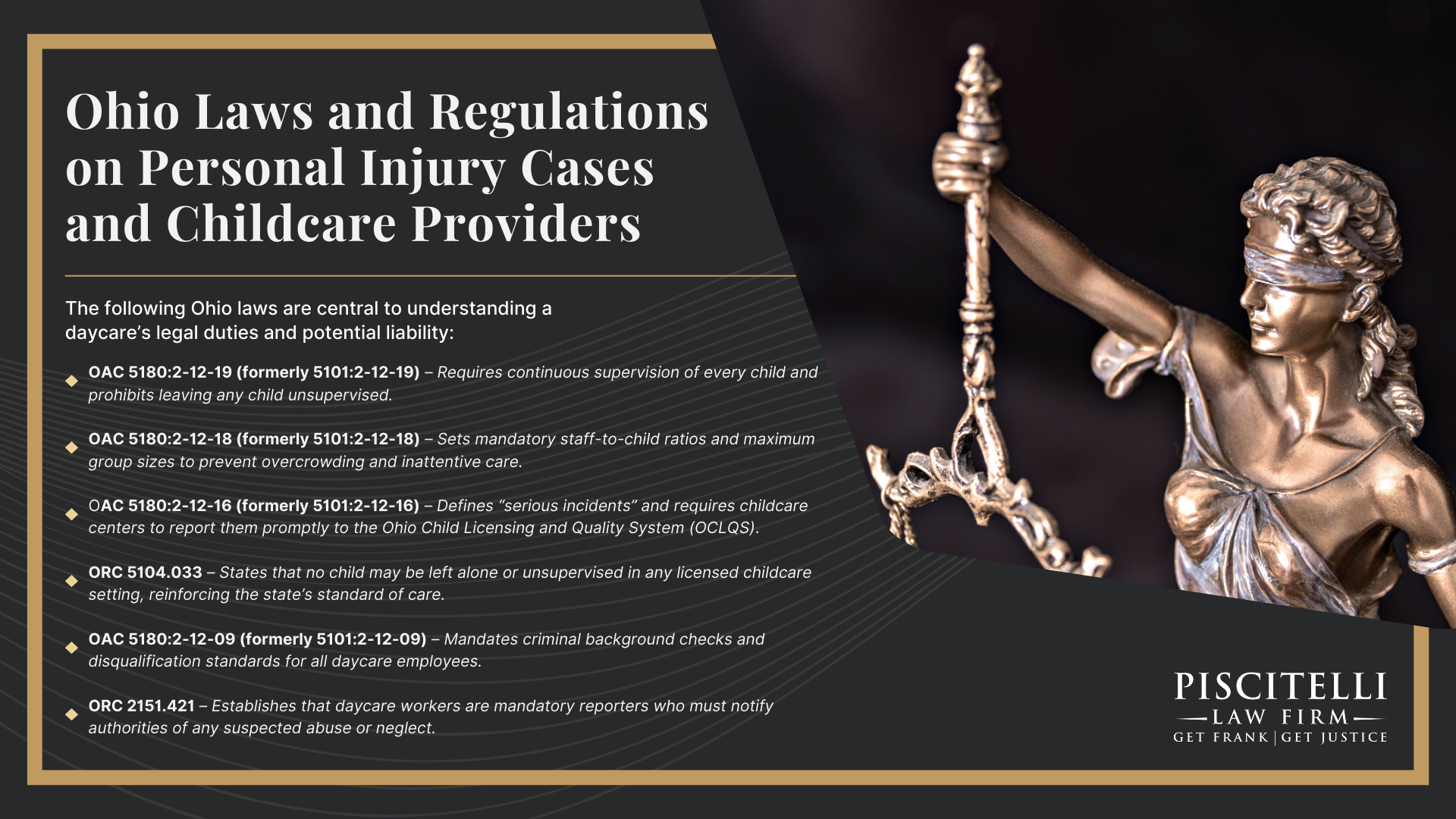 What Counts as Daycare Negligence in Ohio; Ohio Laws and Regulations on Personal Injury Cases and Childcare Providers
