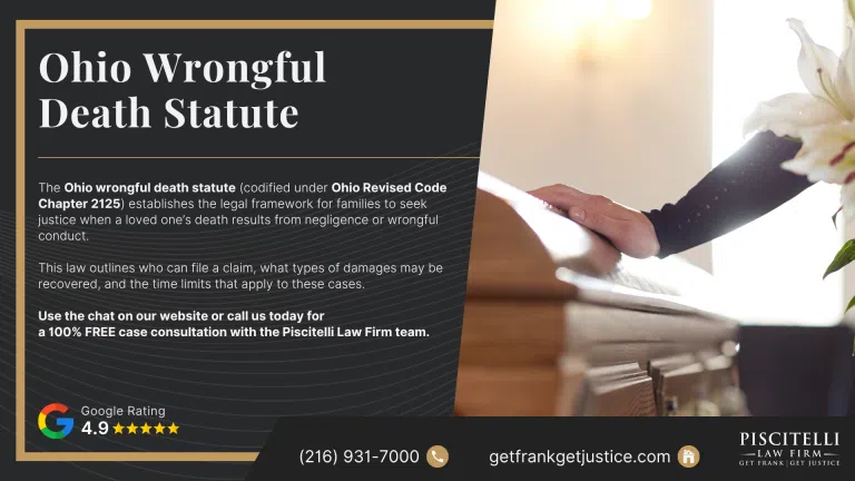 Ohio Wrongful Death Statute Explained