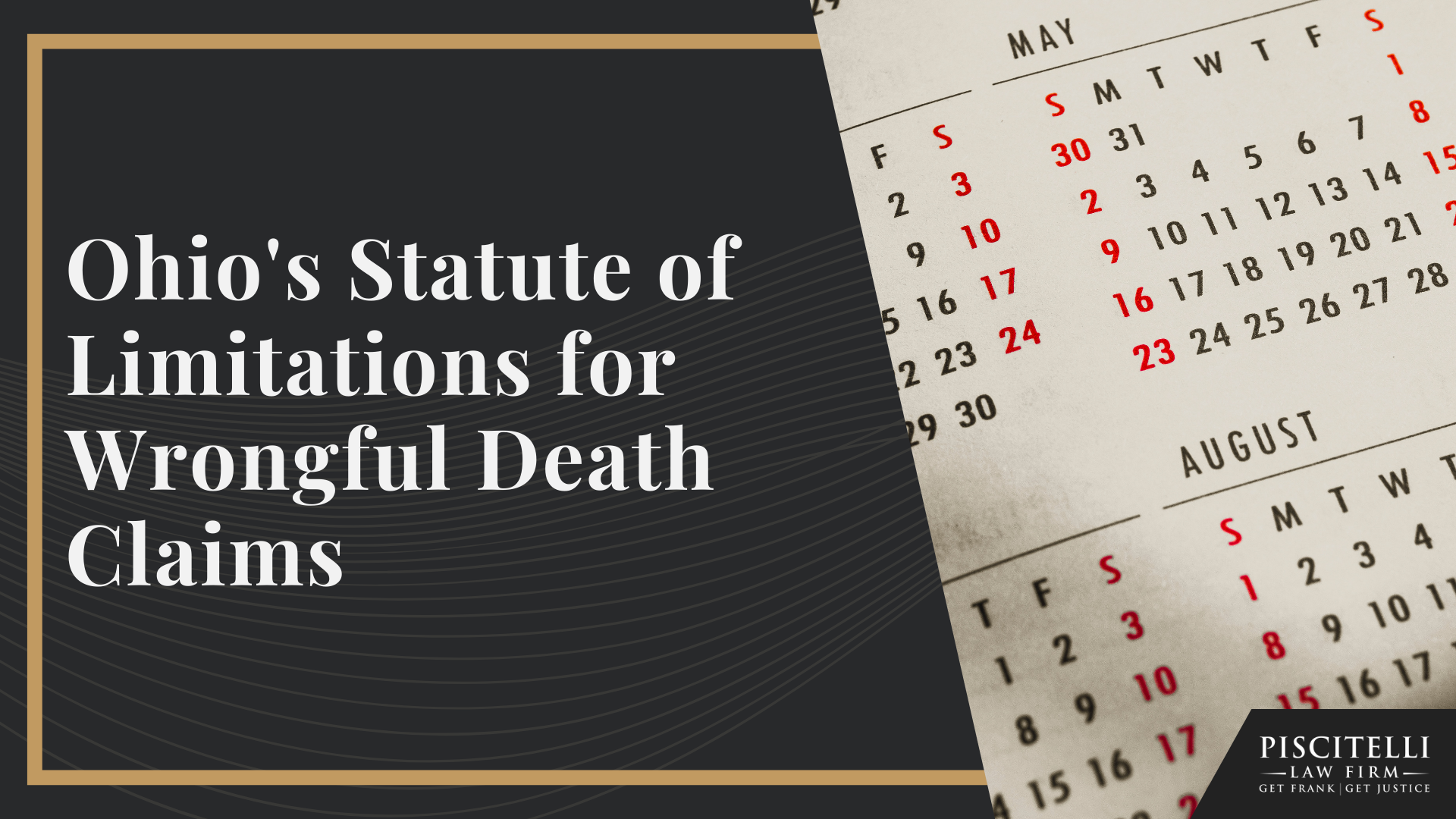 Who Qualifies to File a Wrongful Death Lawsuit in Ohio; What is Considered Wrongful Death in Ohio; Common Examples of Wrongful Death Cases; Ohio's Statute of Limitations for Wrongful Death Claims