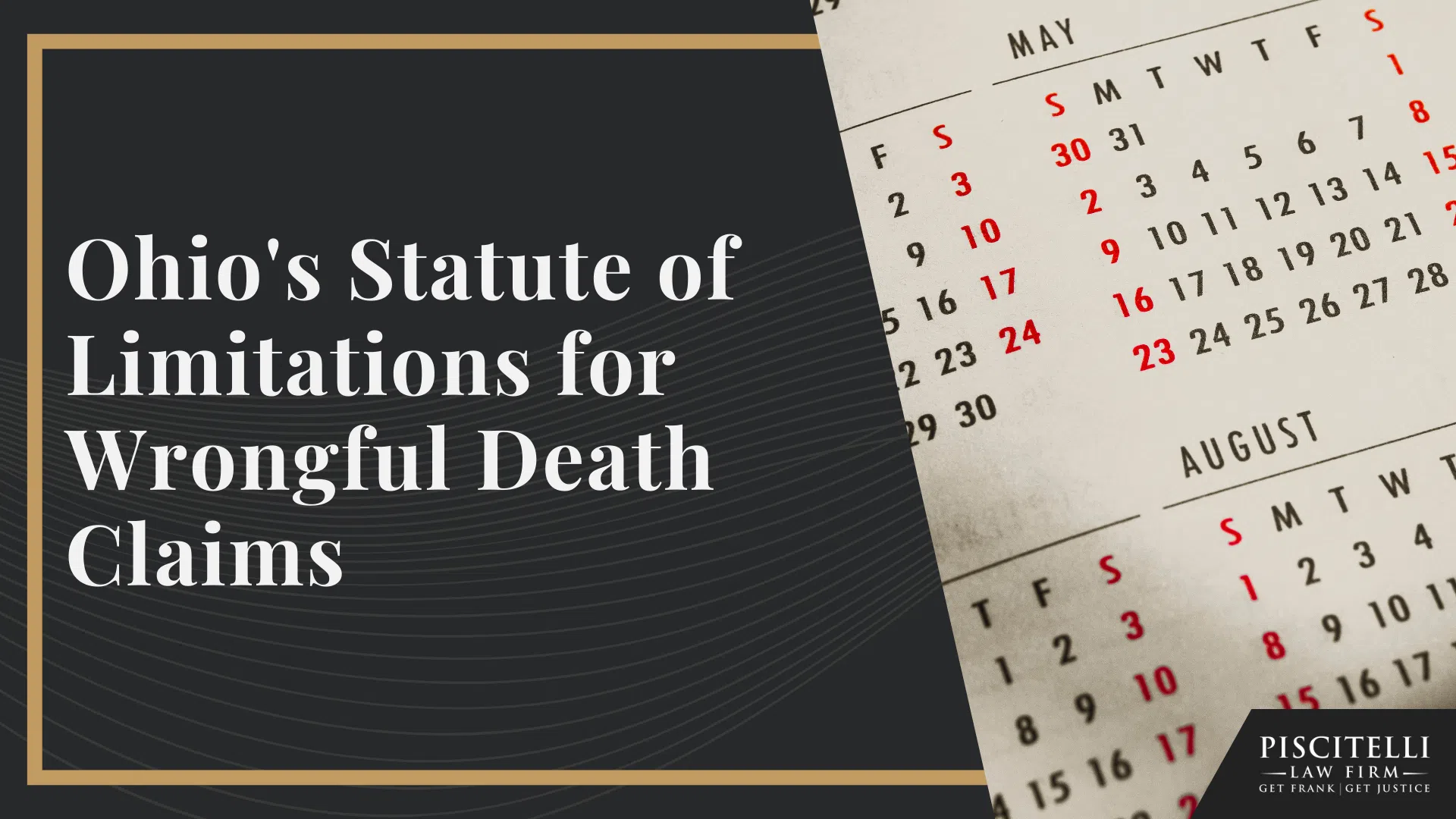 Who Qualifies to File a Wrongful Death Lawsuit in Ohio; What is Considered Wrongful Death in Ohio; Common Examples of Wrongful Death Cases; Ohio's Statute of Limitations for Wrongful Death Claims