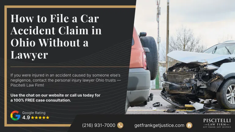 How to File a Car Accident Claim in Ohio Without a Lawyer