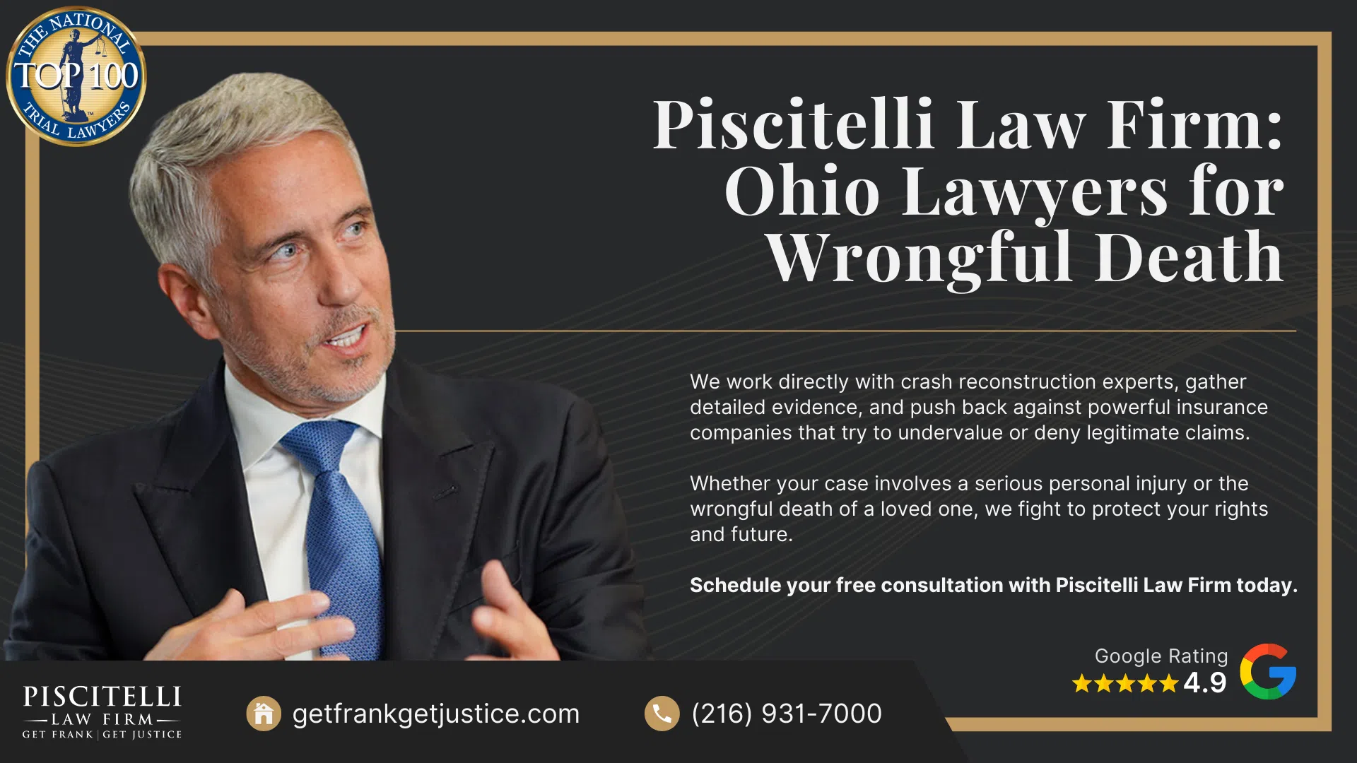 Are You Allowed To File A Wrongful Death Lawsuit; Who is Eligible to File a Wrongful Death Lawsuit in Ohio; How To File A Wrongful Death Lawsuit; Hiring A Wrongful Death Attorney in Ohio; Hiring A Wrongful Death Attorney in Ohio (2); Establishing Liability; Do You Qualify for a Wrongful Death Lawsuit in Ohio;  Gathering Evidence for a Wrongful Death Lawsuit; Piscitelli Law Firm_ Ohio Lawyers for Wrongful Death