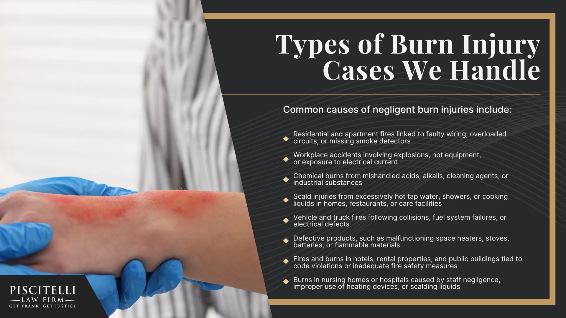 Frank Piscitelli_ Experienced Ohio Car Accident Lawyer; Types of Burn Injury Cases We Handle