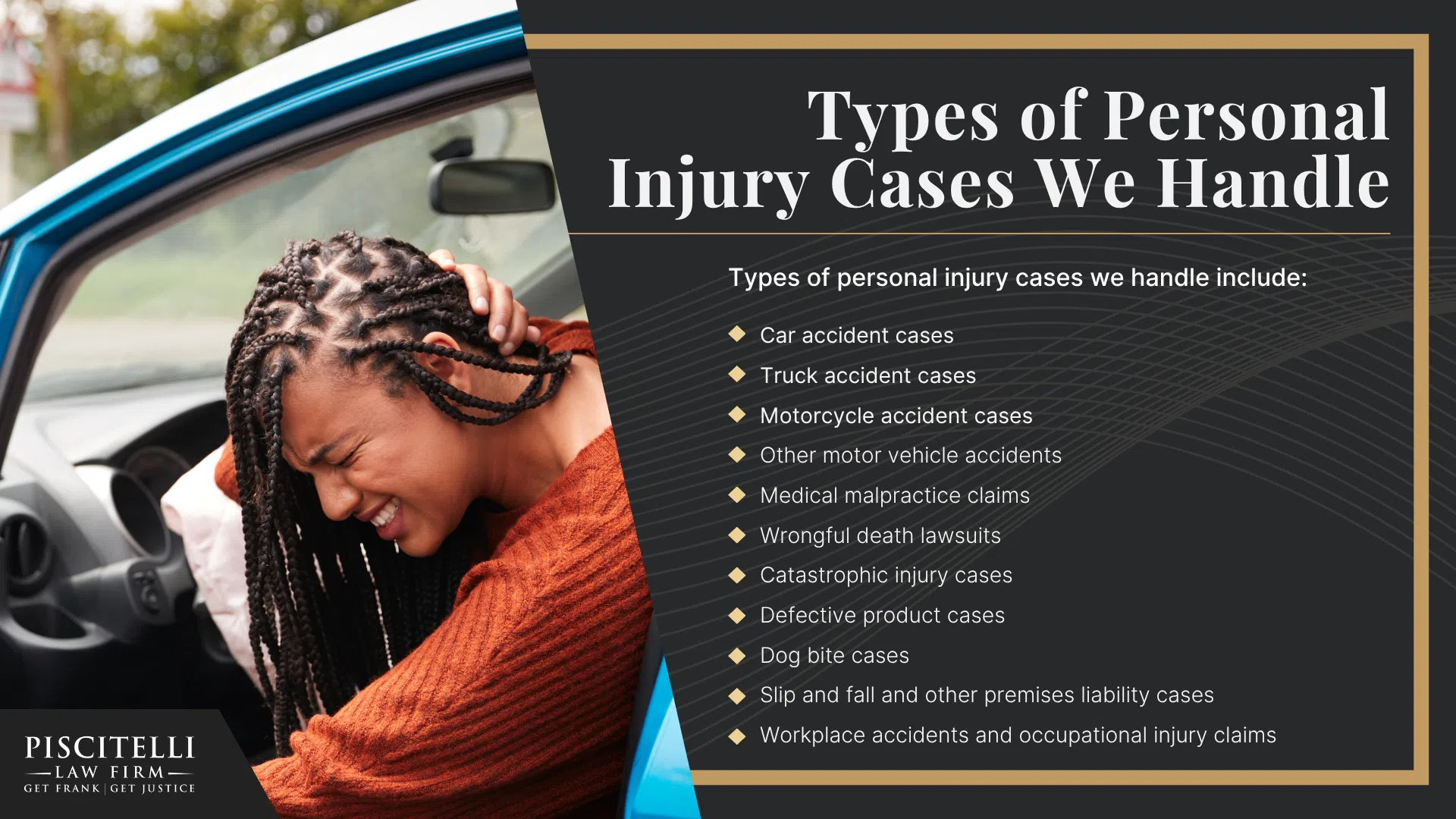 Frank Piscitelli_ Experienced Ohio Personal Injury Lawyer; What To Do After Suffering a Personal Injury in Cleveland, OH; Types of Personal Injury Cases We Handle
