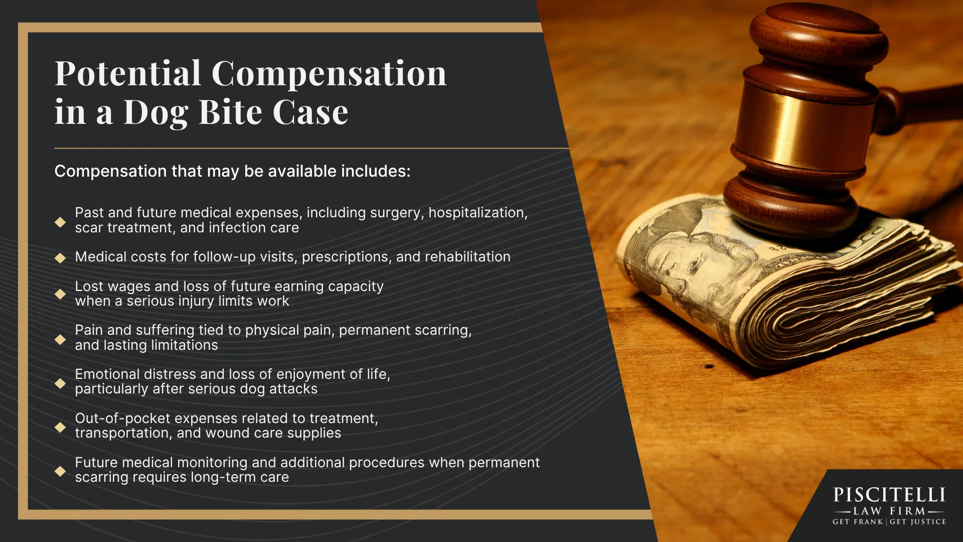 Frank Piscitelli_ Experienced Ohio Dog Bite Lawyer; How Much Does it Cost to Hire a Dog Bite Lawyer; How A Dog Bite Lawyer Can Assist You; Types of Dog Bite Cases We Handle; Ohio Dog Bite Laws and Regulations; The Legal Process For Dog Bite Lawsuits In Ohio; Dog Bite Injuries and Consequences; Gathering Evidence for a Dog Bite Case; Potential Compensation in a Dog Bite Case