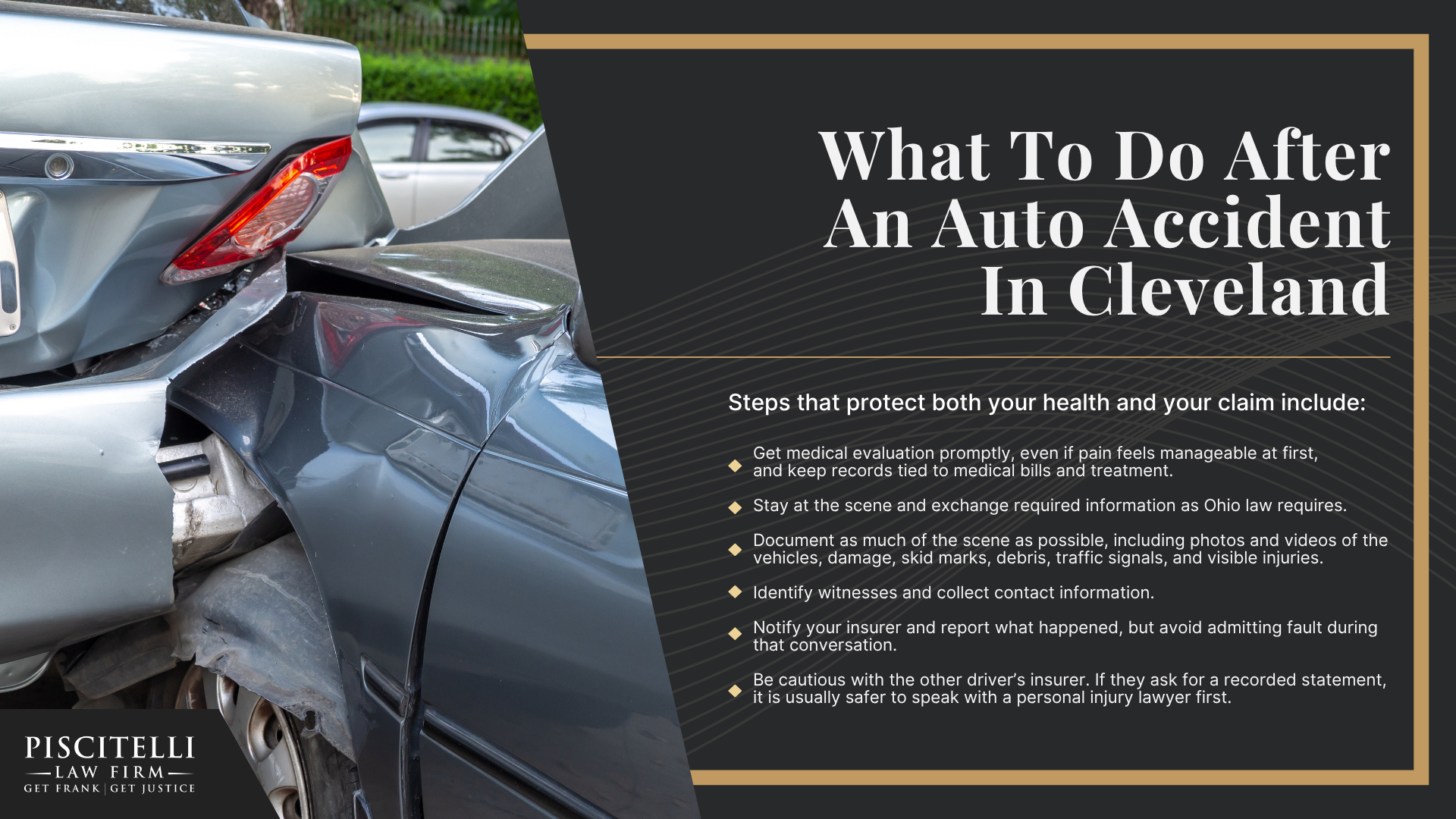 Why Hire A Cleveland Auto Accident Lawyer; What To Do After An Auto Accident In Cleveland