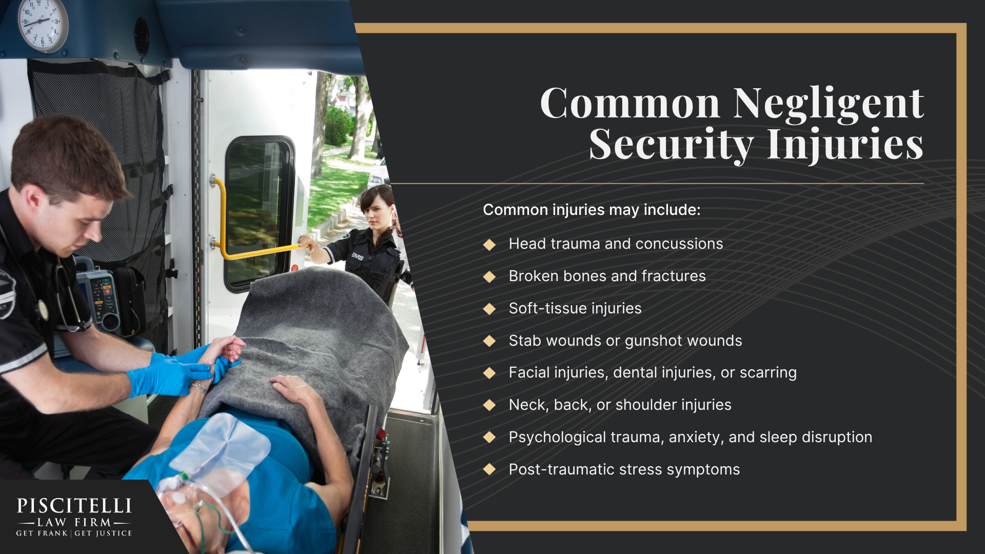 Why Hire a Cleveland Negligent Security Lawyer; Do You Have a Negligent Security Case; Who Can Be Held Liable in a Negligent Security Incident Case; What To Do After a Negligent Security in Cleveland, OH; Gather Evidence for Your Negligent Security Claim; Common Damages in Negligent Security Claims; The Legal Process for Negligent Security Cases in Ohio; Where Do Negligent Security Incidents Occur in Cleveland, Ohio; Common Negligent Security Injuries
