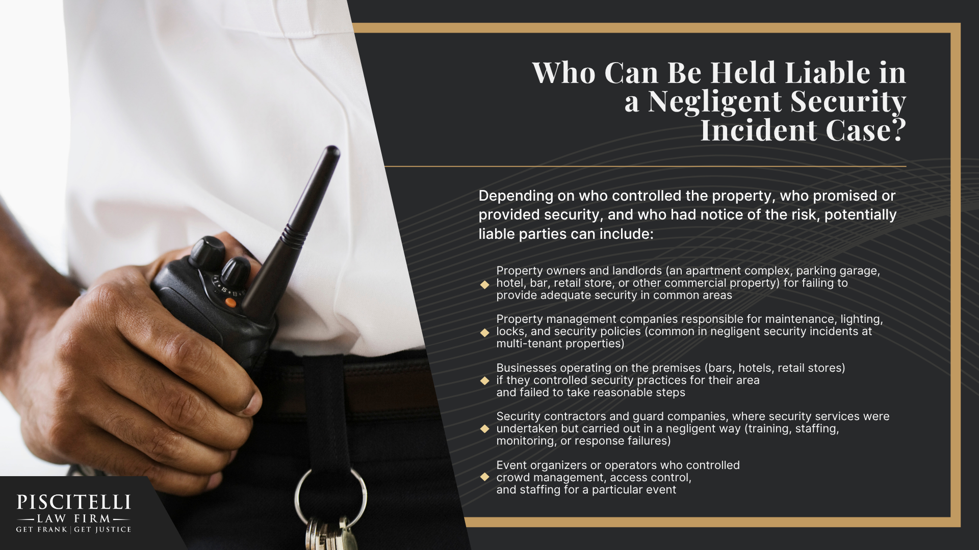 Why Hire a Cleveland Negligent Security Lawyer; Do You Have a Negligent Security Case; Who Can Be Held Liable in a Negligent Security Incident Case